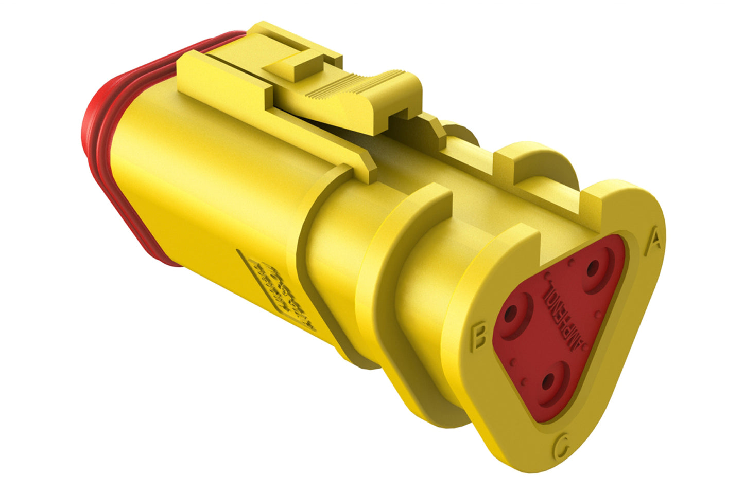 AT06-3S-OMYEL 3 Position, Plug, Socket, Structure Plus™, Yellow
