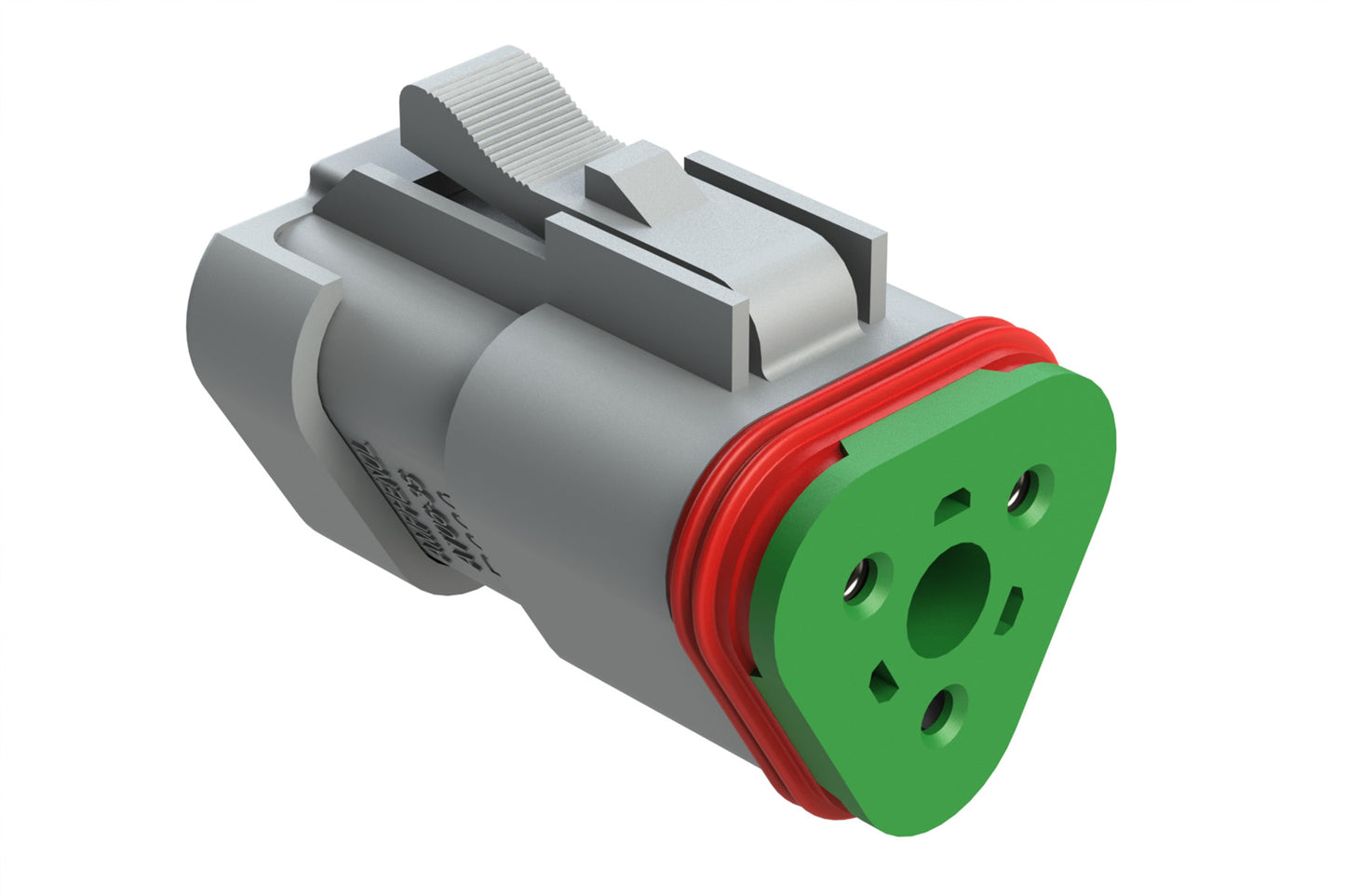 AT06-3S-R680 3-Way Plug, 680 OHM Resistor, End Cap, Grey ( Standard Wedgelock included) NOTE: Resistor is between A and B Position