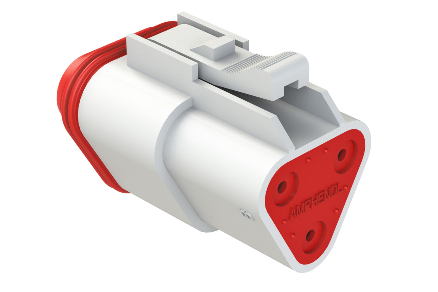 AT06-3S-WHT 3-Way Plug, Female Connector, White