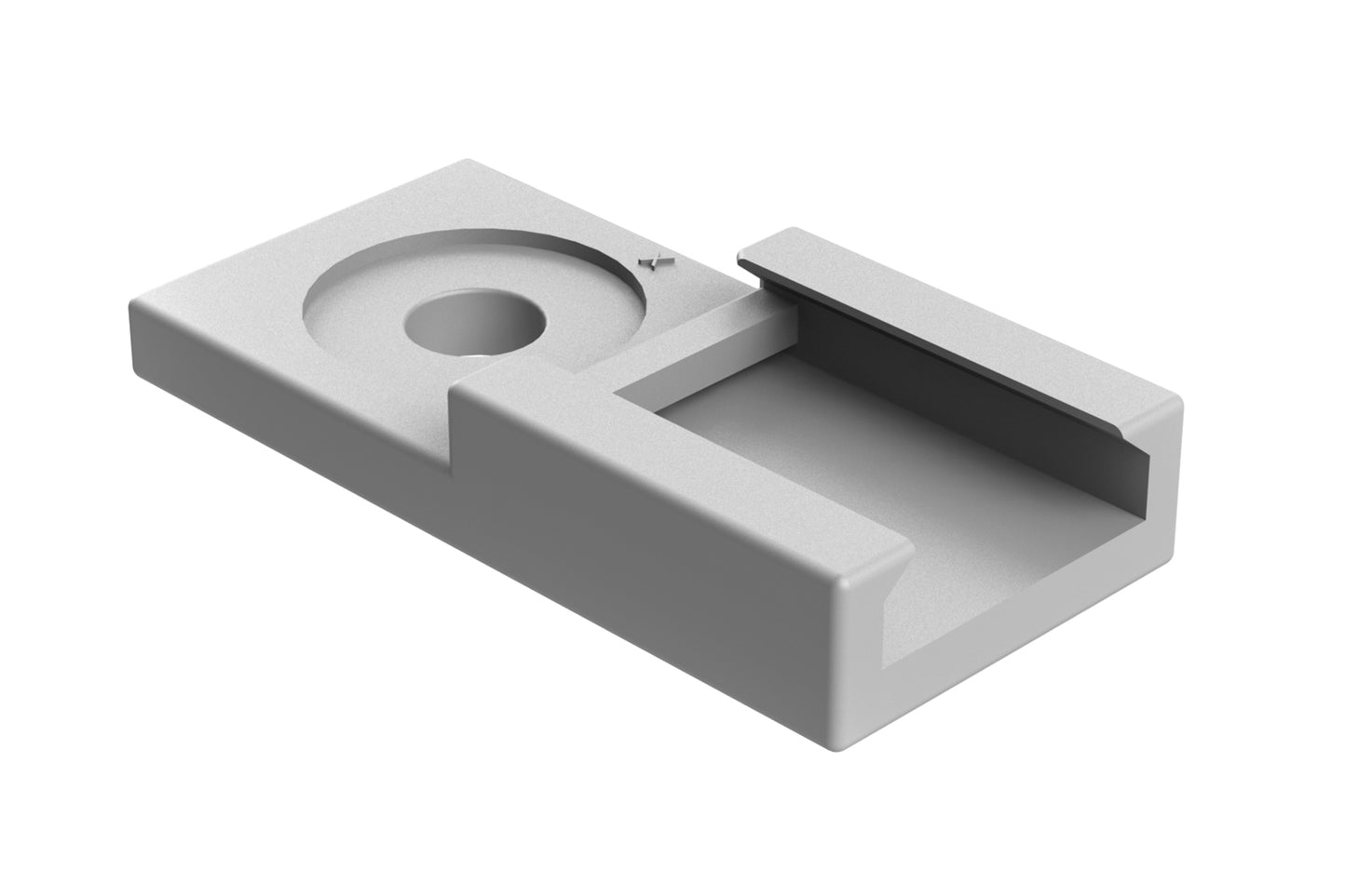 AT11-030-0205 Mounting clip for AT, ATM, ATP, ATHD Series, 2, 3, 4, 6, 12 position connectors, plastic, black. 1011-030-0205
