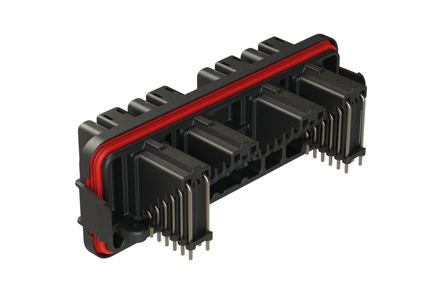 AT13-24PAB-BM03 AIPX AT Header Thermoplastic 2X12 SIZE 16 AB Key, Tin Plating, Black. DT13-24PAB-R015