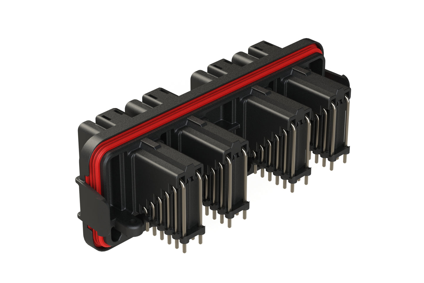 AT13-48PABCD-BM03 AIPX AT Header Thermoplastic 4X12 SIZE 16 ABCD Key, Tin Plating, Black. DT13-48PABCD-R015