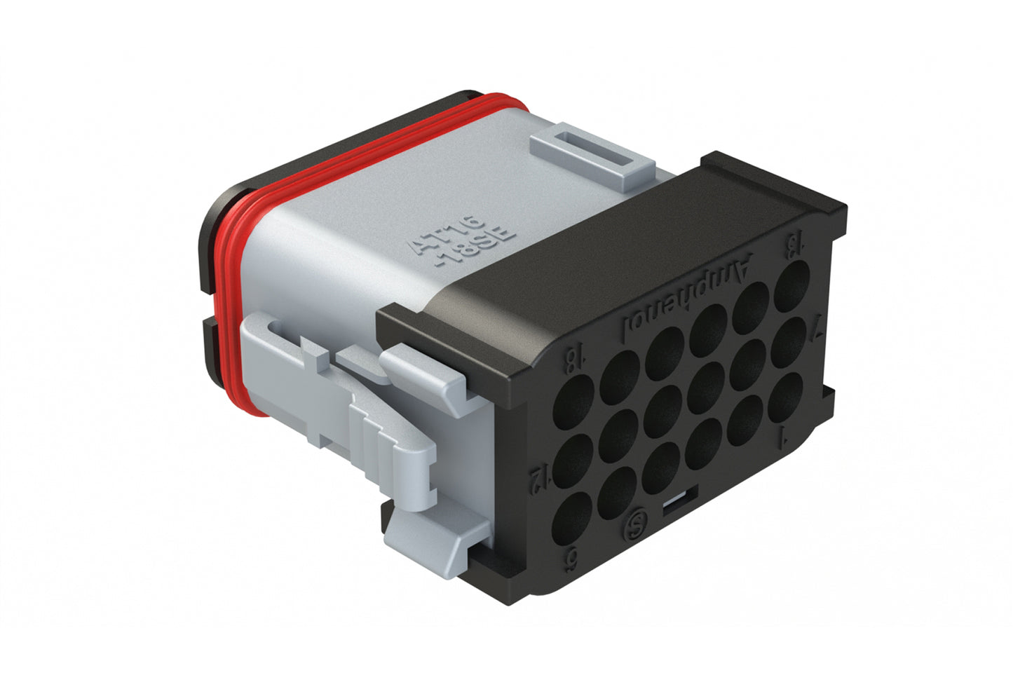 AT16-18SE-K005 18 Position Plug, Keyed E, Grey. DT16-18SE-EK02