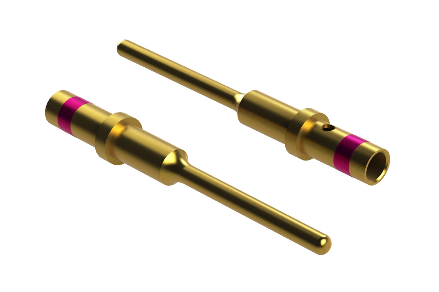 AT60-010-2031 Male Solid Contact, Size 20, 16-18AWG, Gold Plated. 0460-010-2031