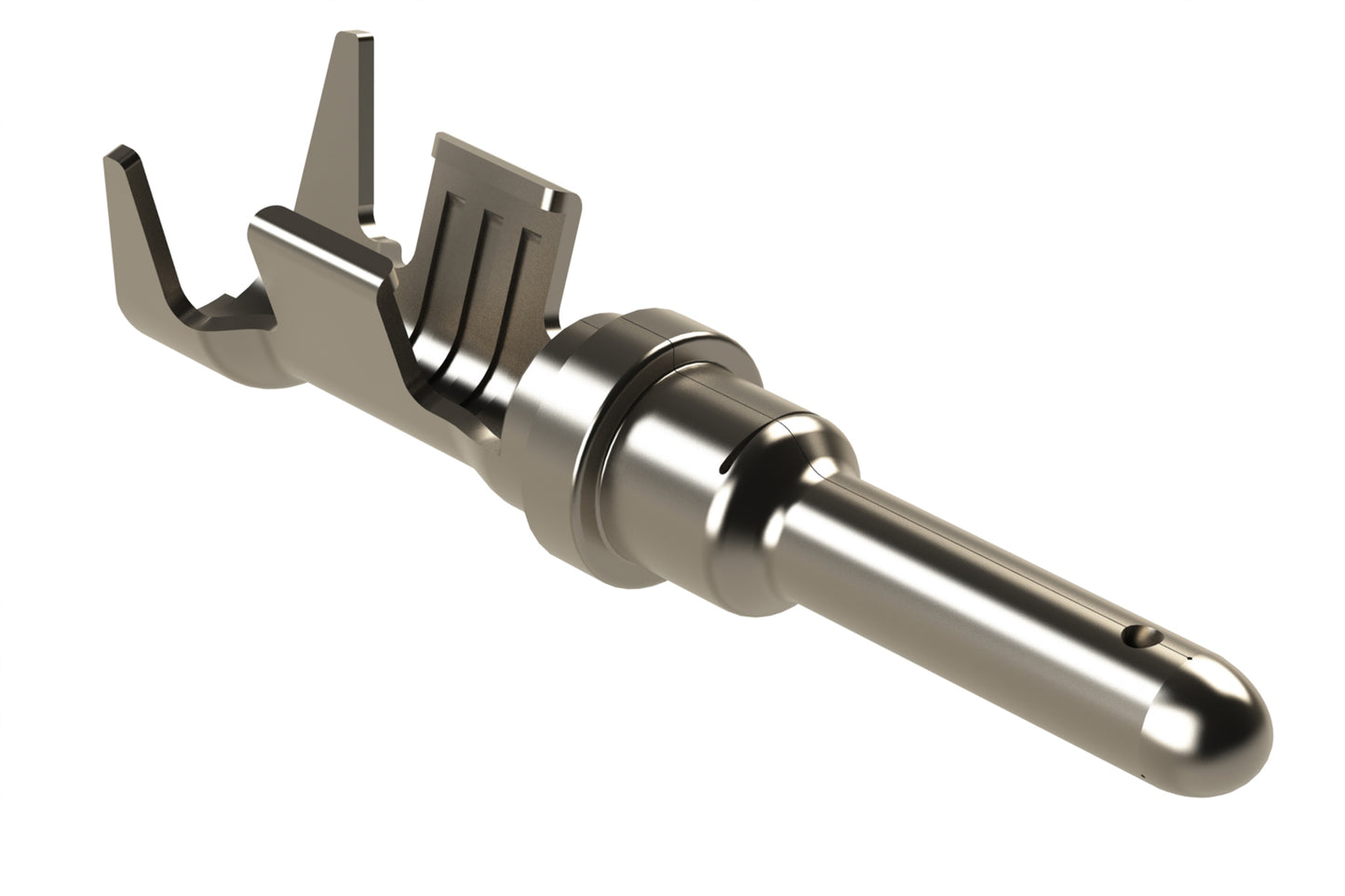 AT60-12-0166-LP Size 12 Stamped & Formed Contact, Nickel Plated, Male, 12-14AWG , Loose Pieces, Bag of 50. 1060-12-0166