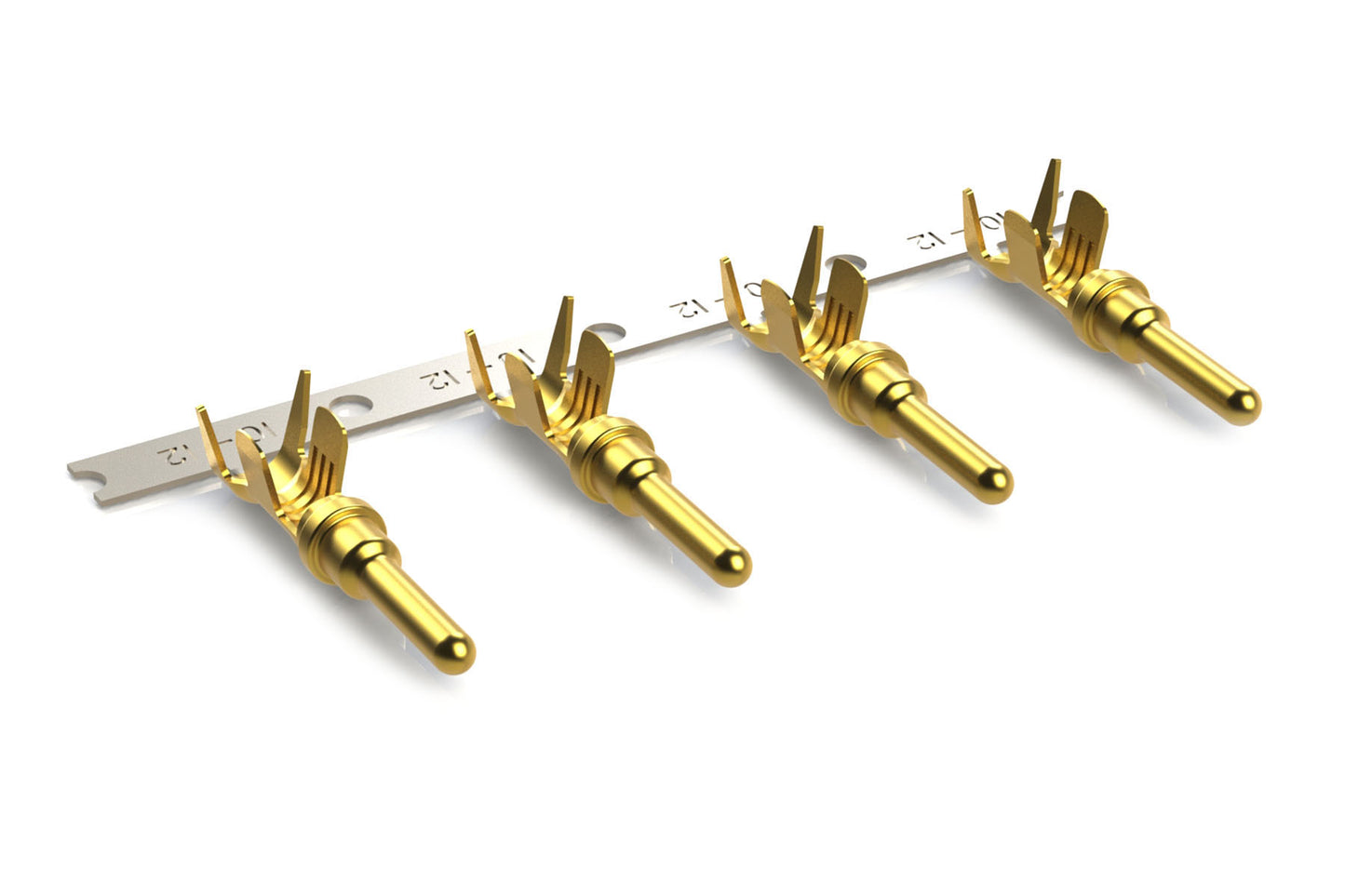 AT60-12-0244 Size 12 Stamped & Formed, Contact, Gold Plated, Size 12, 10-12AWG 2000 pcs. Reel. 1060-12-1044