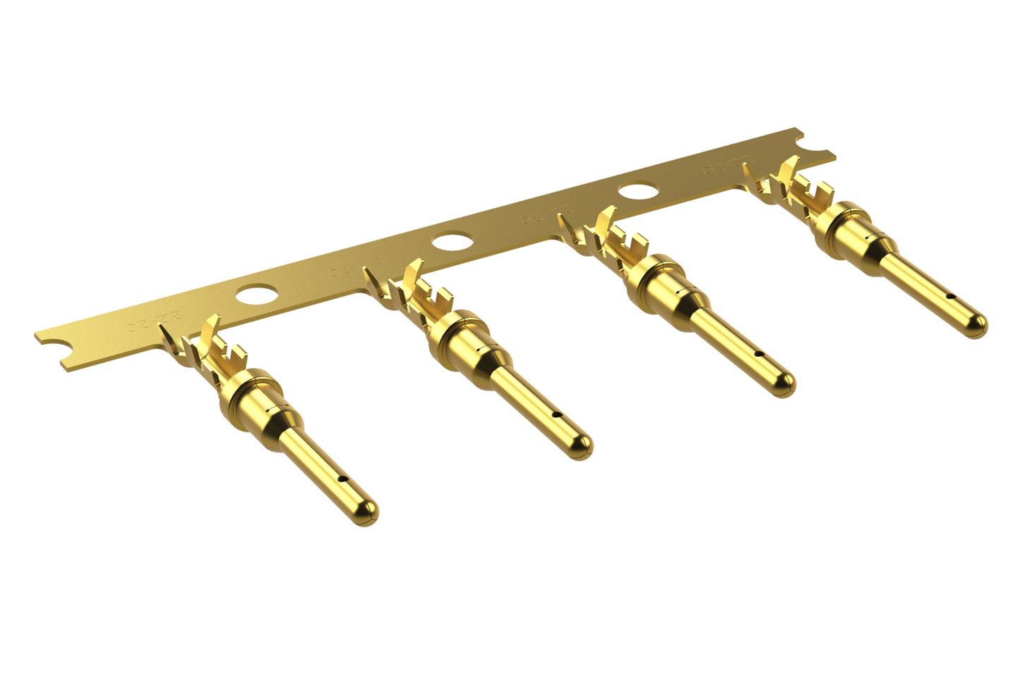 AT60-16-0344 Size 16 Male Stamped & Formed Contact, Gold Plated, Wire Range16-20-22AWG 4000 pcs. Reel