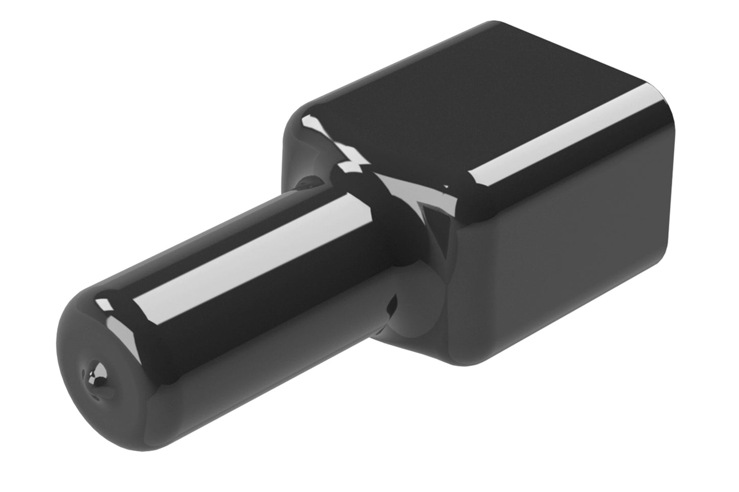 AT8P-BT-BK Boot (Backshell) for 8-way Receptacle, Black. DT8P-BT-BK