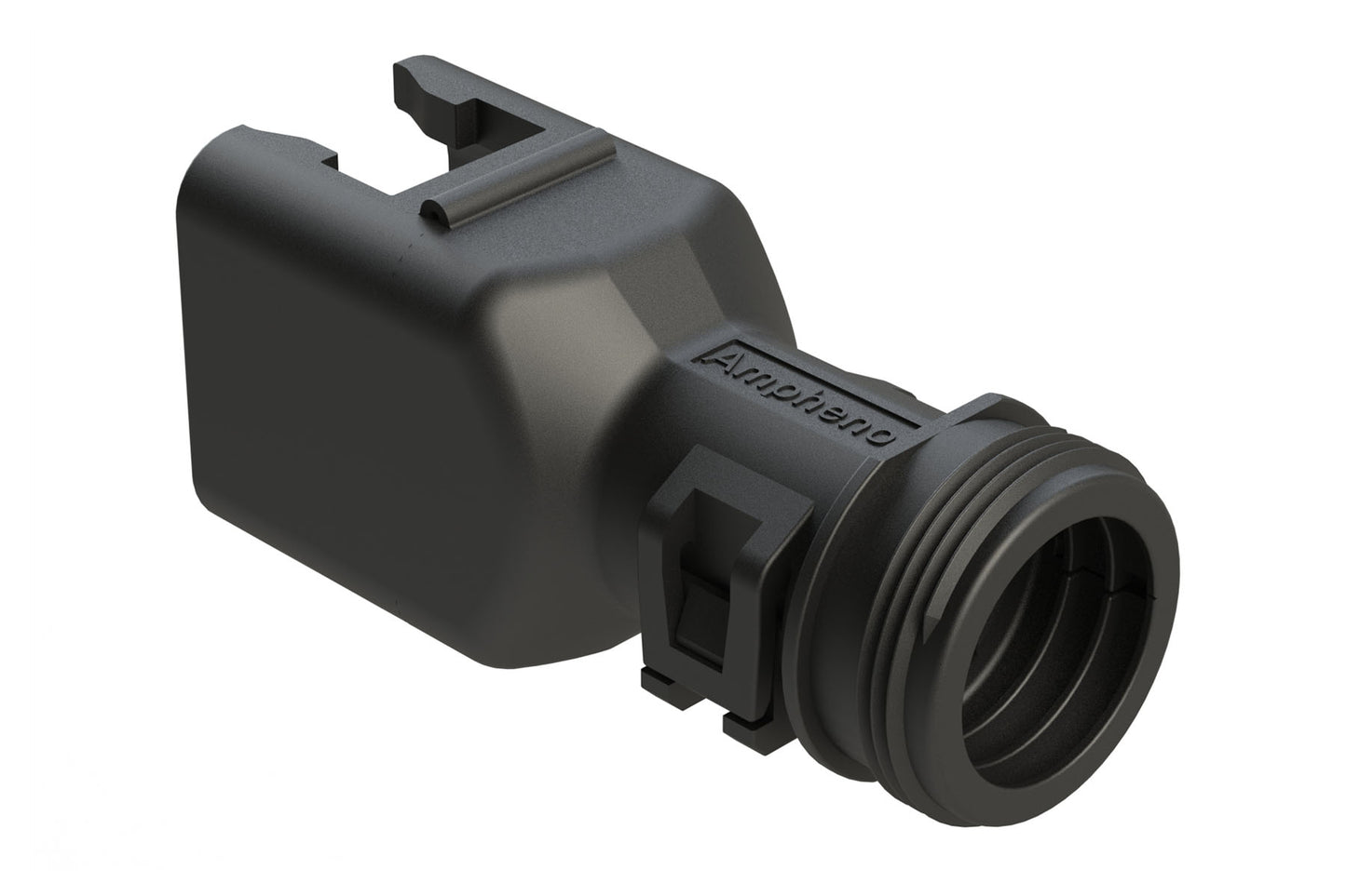 ATBS-239-0605 6 Position Backshell, fits AT06-6S* Plugs, Black. 1011-239-0605