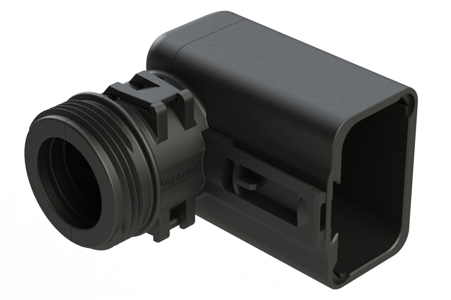 ATBS-250-1205 Backshell for 12 Position Receptacles, 90°. Cable Exit Designed for Corrugated Tube NW 10, 13 & 17