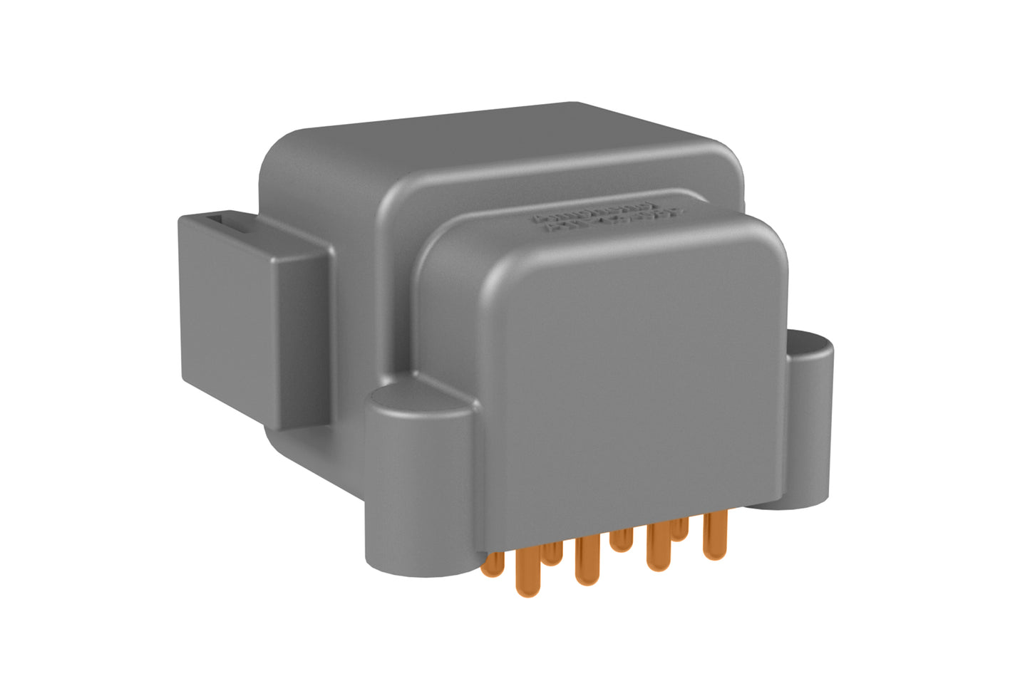 ATF13-08PA-BM13 Board Mount Header, Right Angle, AT, 8 Pin, A-key, Self-Threading, Tin Plated Contacts. DTF13-08PA