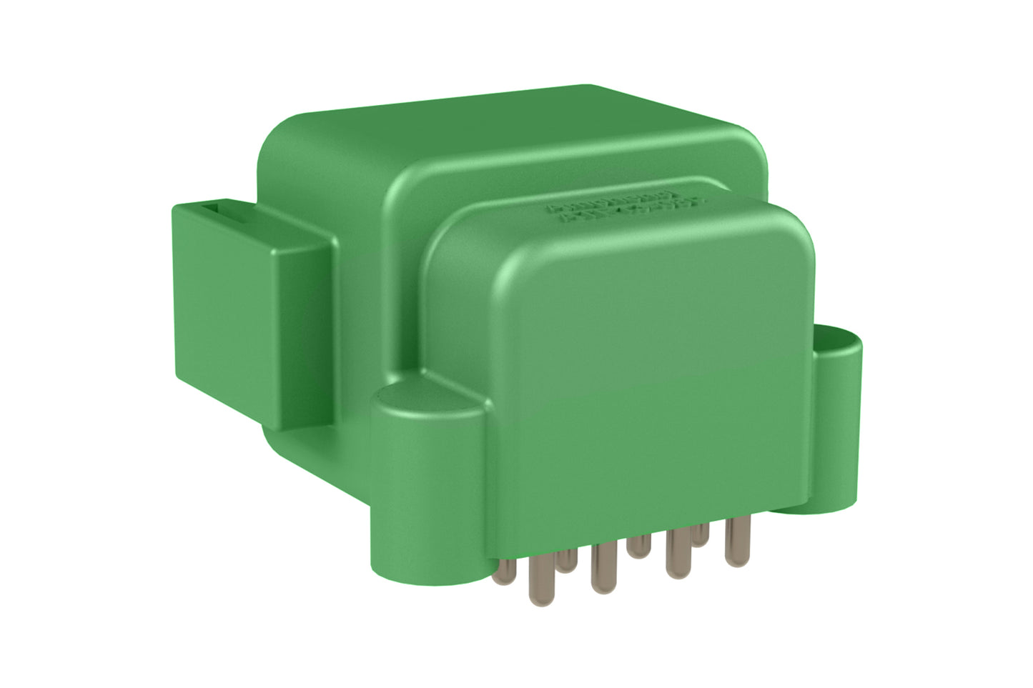 ATF13-08PC-BM13 Board Mount Header, Right Angle, AT, 8 Pin, C-key, Self-Threading, Tin Plated Contacts