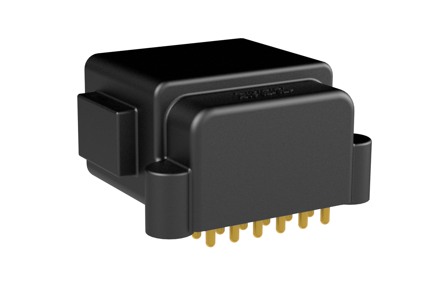 ATF13-12PB-BM11 Board Mount Header, Right Angle, AT, 12 Pin, B-key, Self-Threading, Gold Plated Contacts