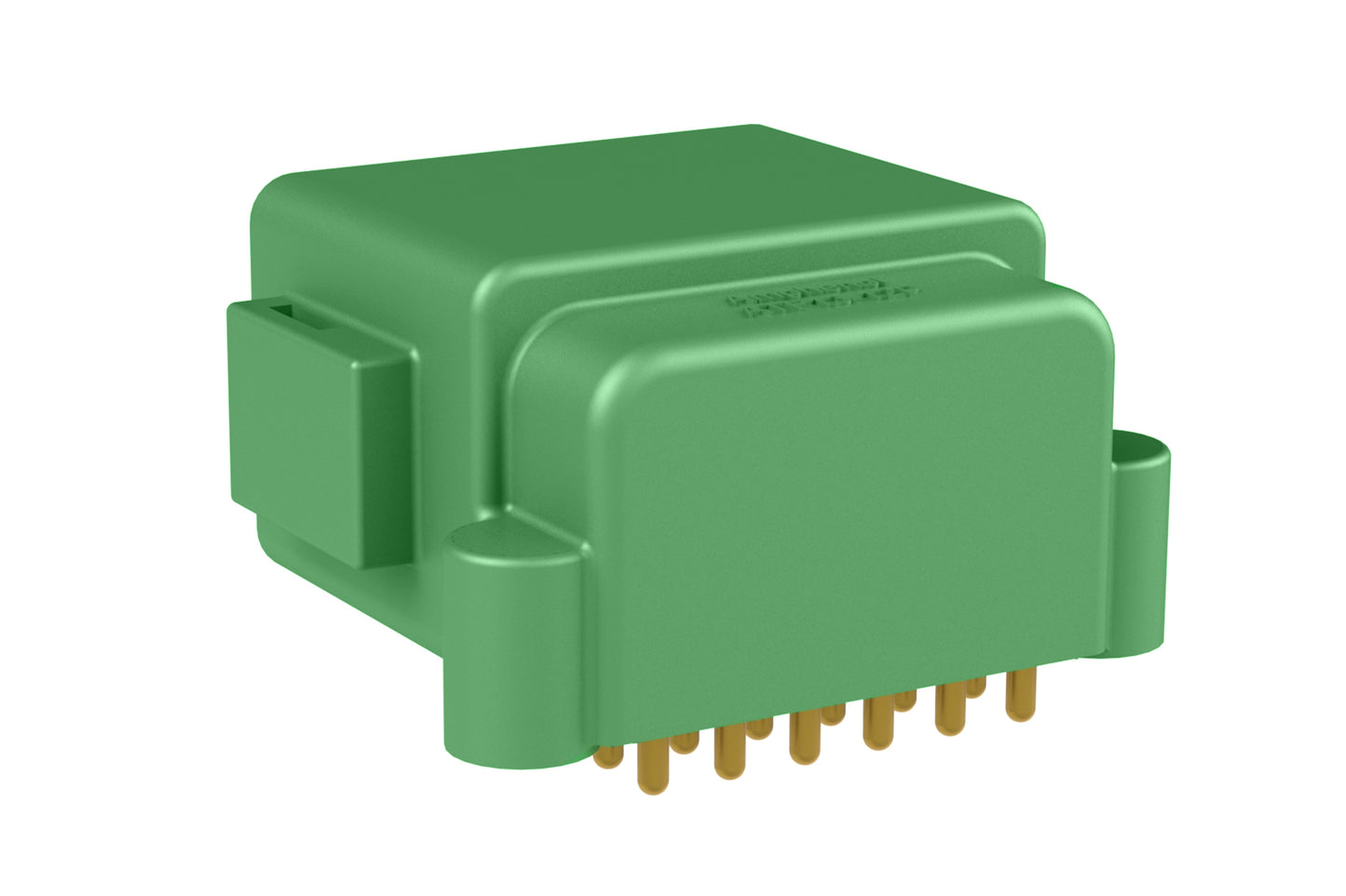 ATF13-12PC-BM11 Board Mount Header, Right Angle, AT, 12 Pin, C-key, Self-Threading, Gold Plated Contacts