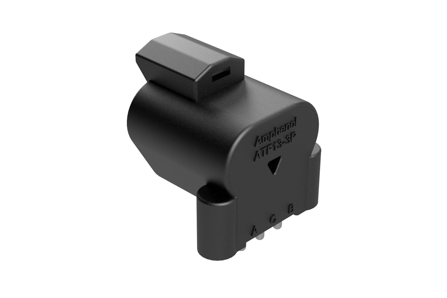 ATF13-3P-BM13 Board Mount Header, Right Angle, AT, 3 Pin, Self-Threading, Tin Plated Contacts. DTF13-3P