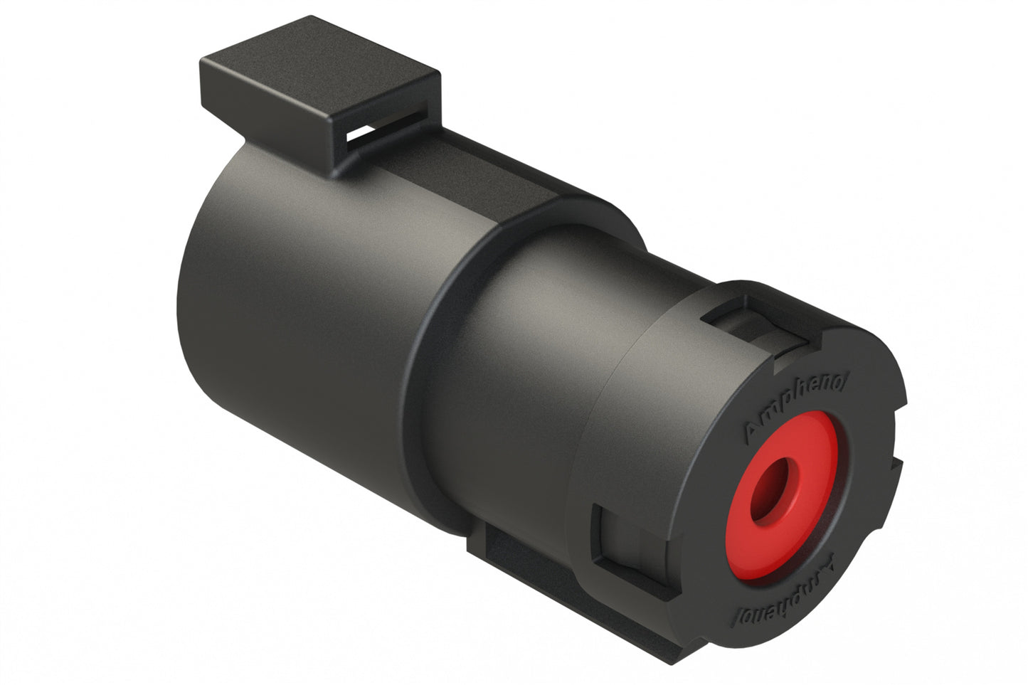 ATHD04-1-4P-E003 1 Position Receptacle, Pin, Size 4 Contact, (Snap) Endcap, Black. DTHD04-1-4P-E003