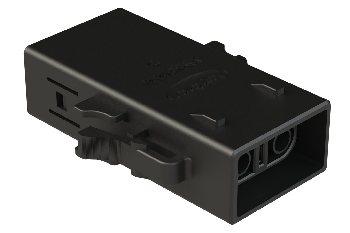 ATHP062S25ELC-S2-BLK 2 Position EMC Plug with High Voltage Interlock Loop, C Key, 4.8-5.8mm Cable Range, Black. Contacts ordered separately.