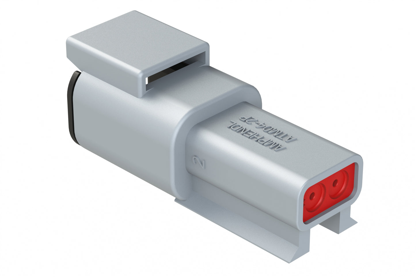 ATM04-2P 2-Way Receptacle, Male Connector. DTM04-2P