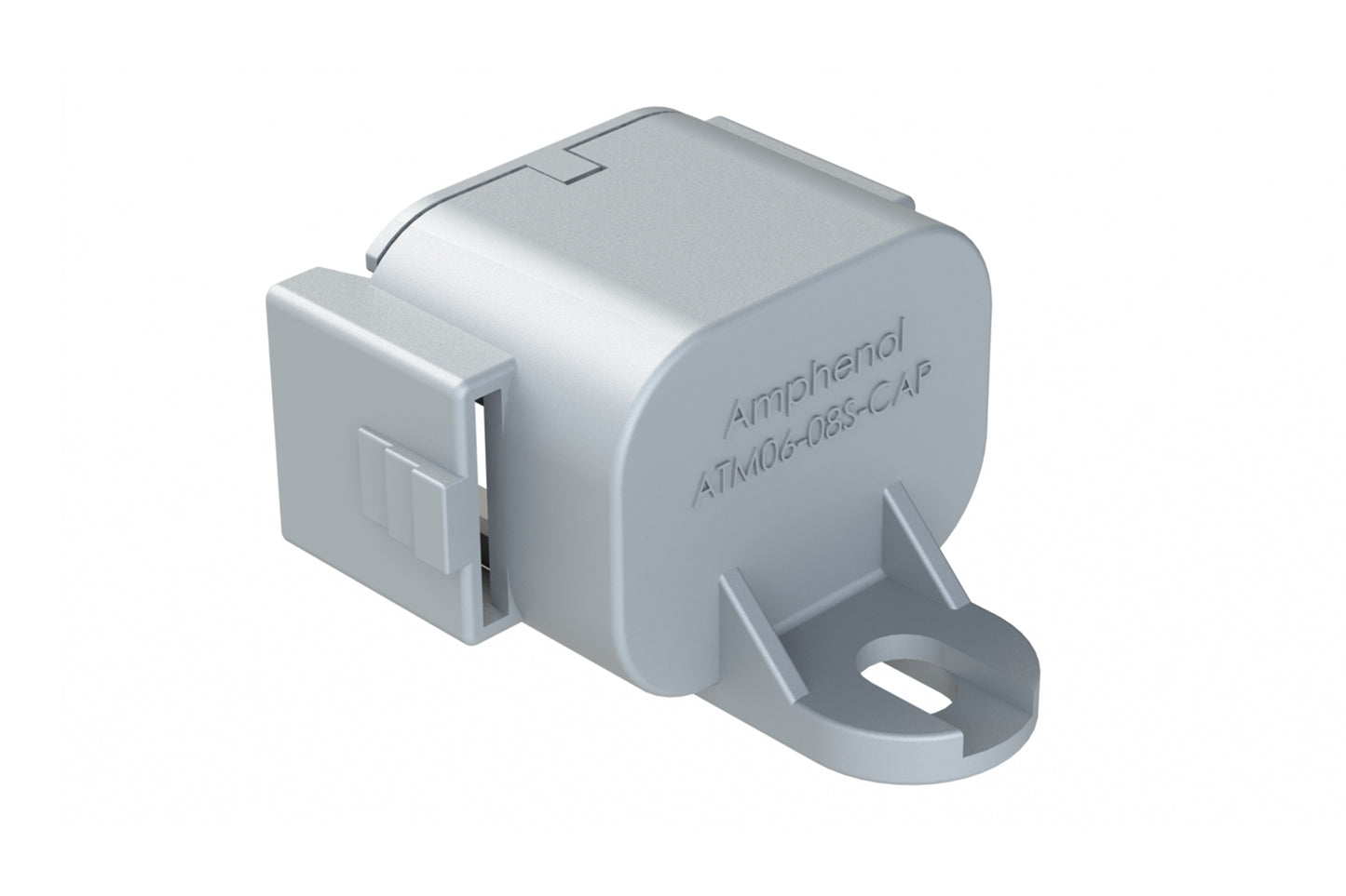 ATM06-08SA-CAP Dust cap for 8 position plug, keyed A, grey