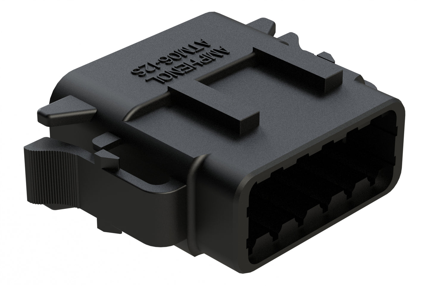 ATM06-12SB 12-Way Plug, Female Connector, B Position Key. DTM06-12SB
