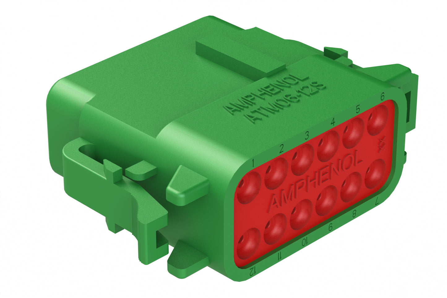 ATM06-12SC 12-Way Plug, Female Connector, C Position Key. DTM06-12SC