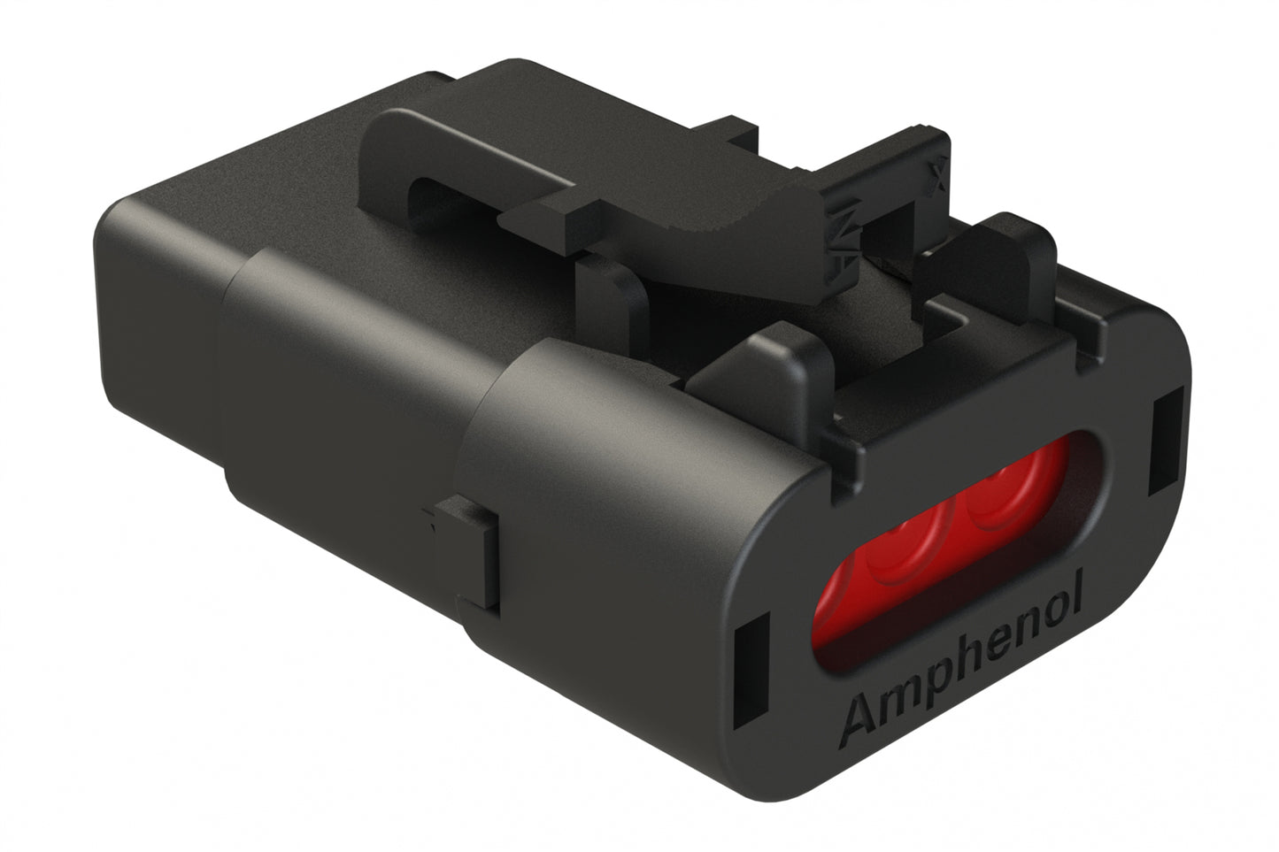 ATM06-3S-SF01BLK 3 Position Plug, Socket, Snap-Fit End Cap, Black. DTM06-3S-E005