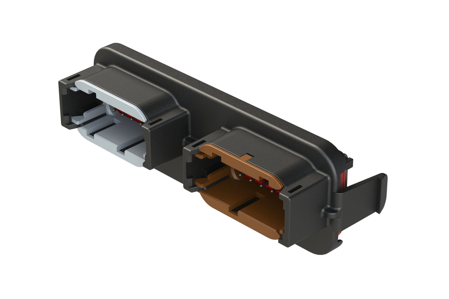 ATM13-12PA-12PD-BM03 ATM™ Header, Thermoplastic, (2) 12 Position size 20, A&D Key - Tin Plating. DTM13-12PA-12PD-R008