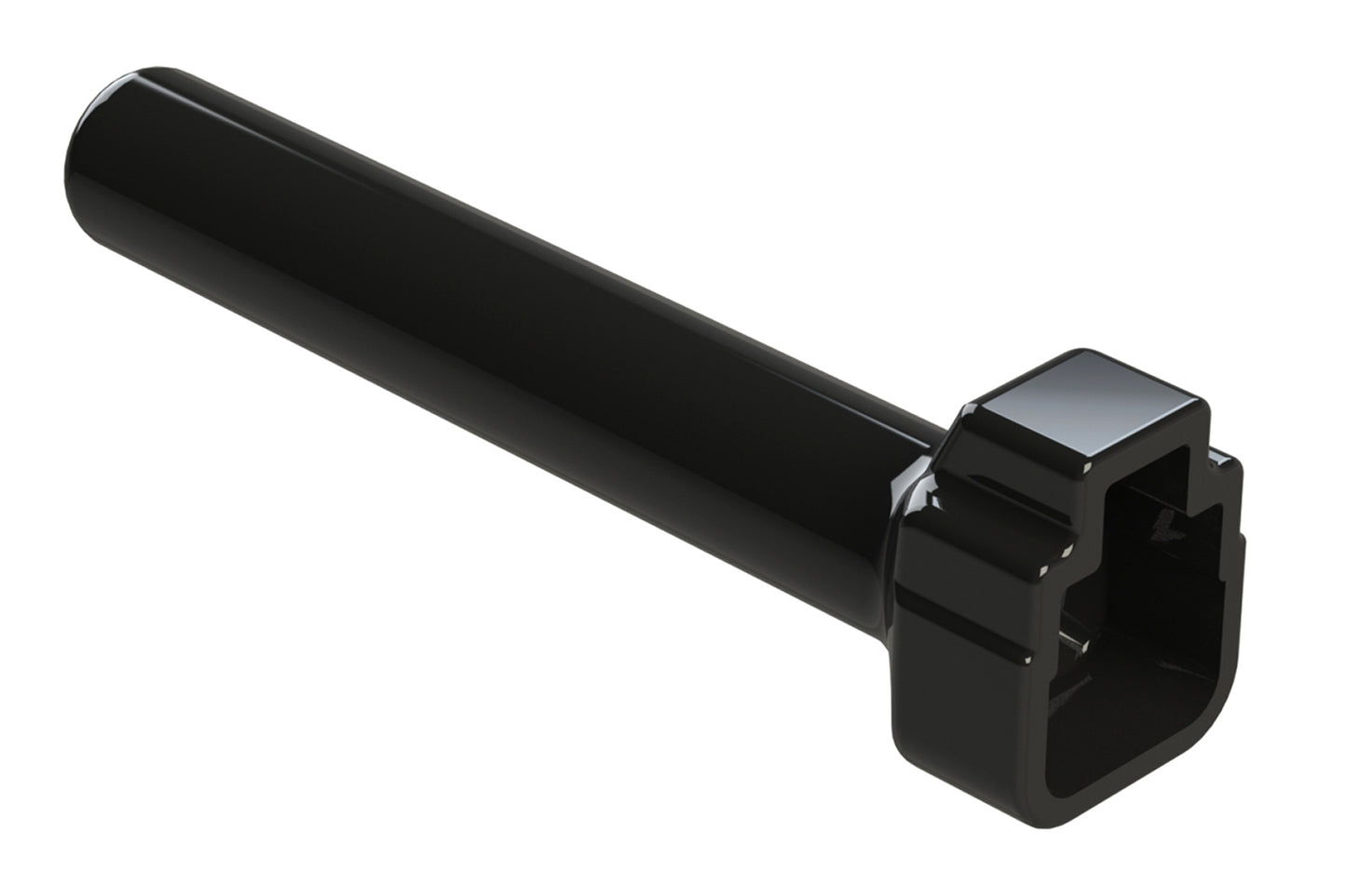 ATM2S-BT-BK Boot for 2 Position Plugs, Black. DTM2S-BT-BK