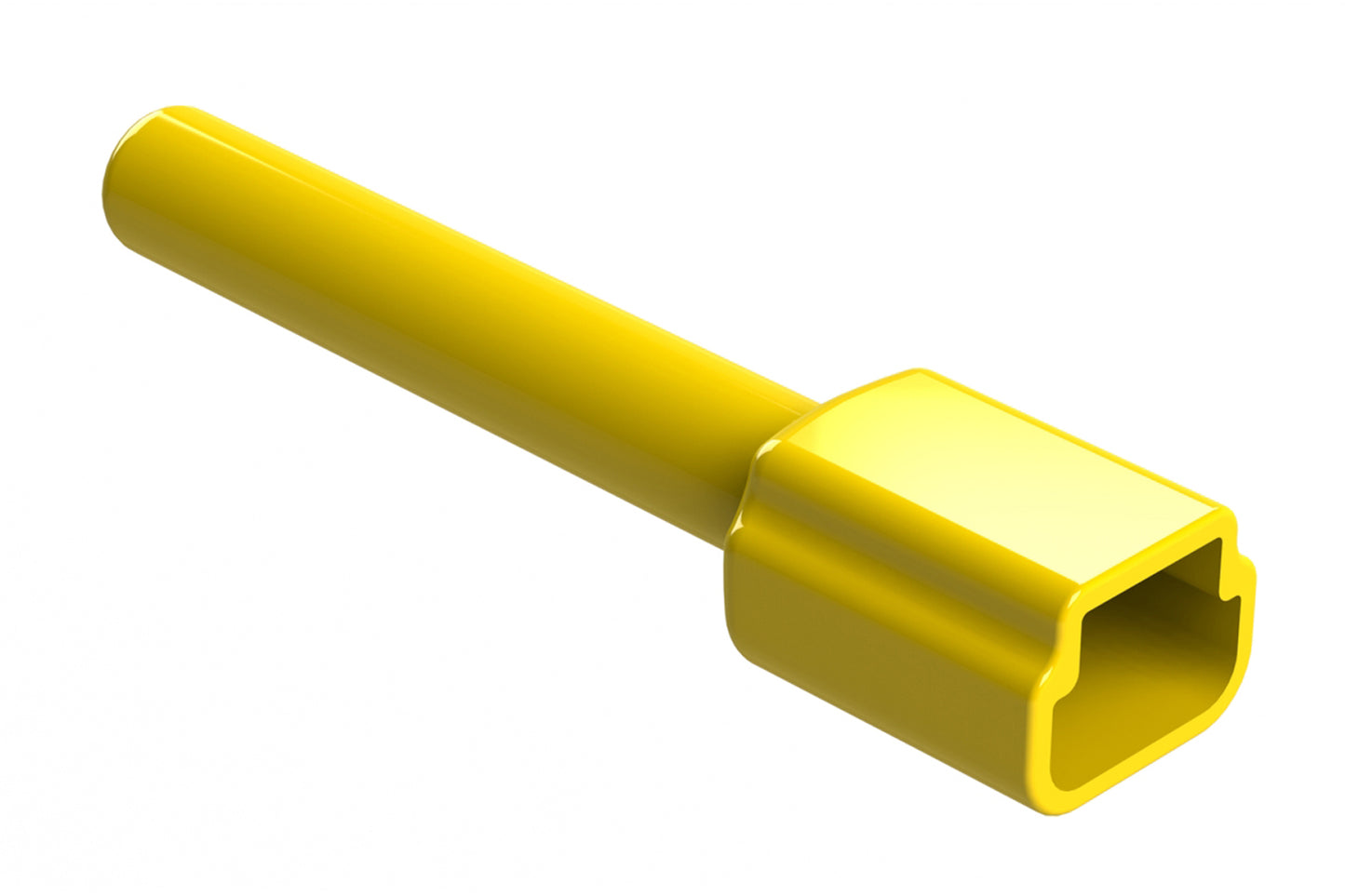 ATM3P-BT-YW Boot for 3 Position Receptacles, Yellow. DTM3P-BT-YW
