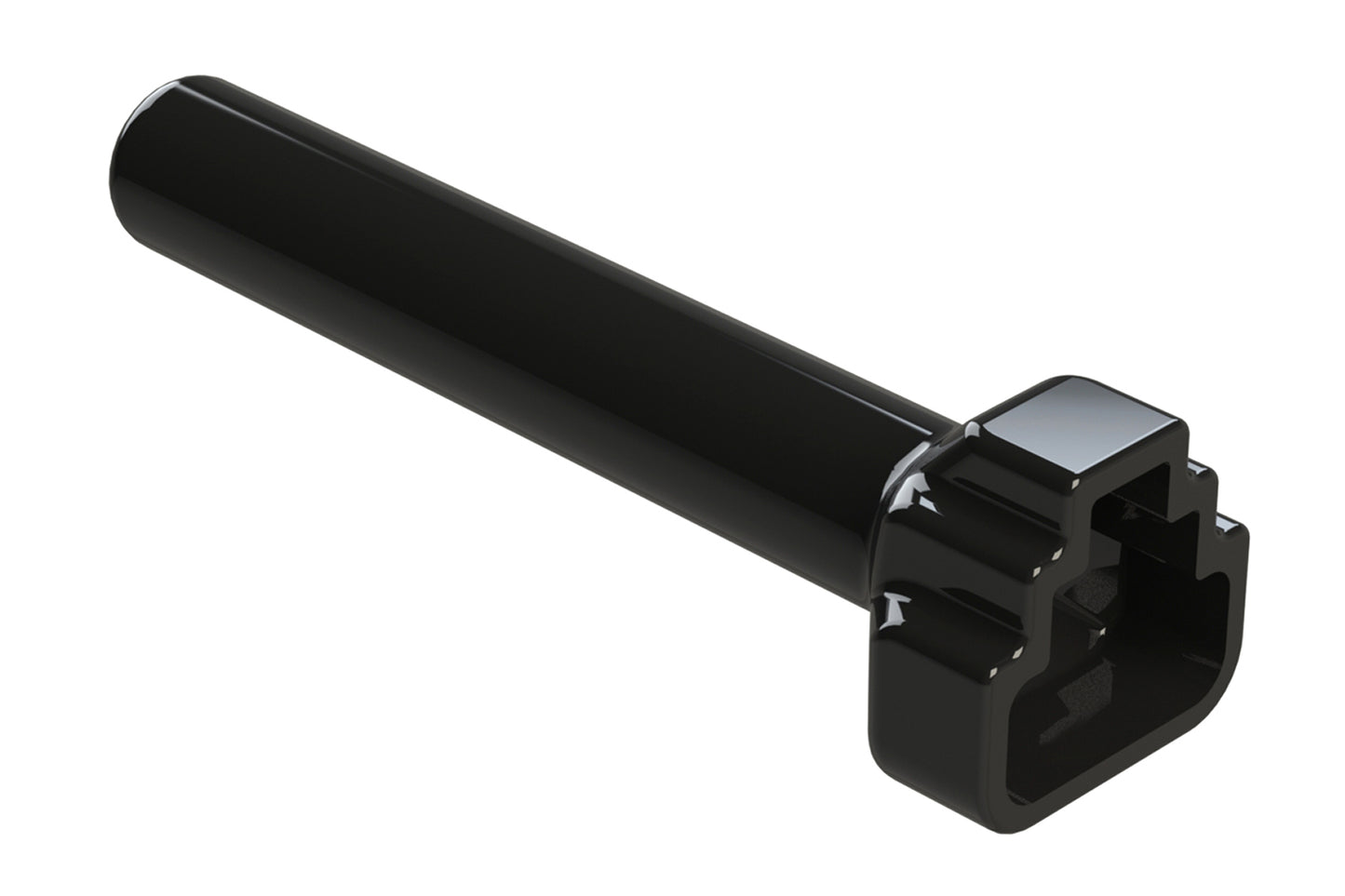 ATM3S-BT-BK Boot for 3 Position Plugs, Black. DTM3S-BT-BK