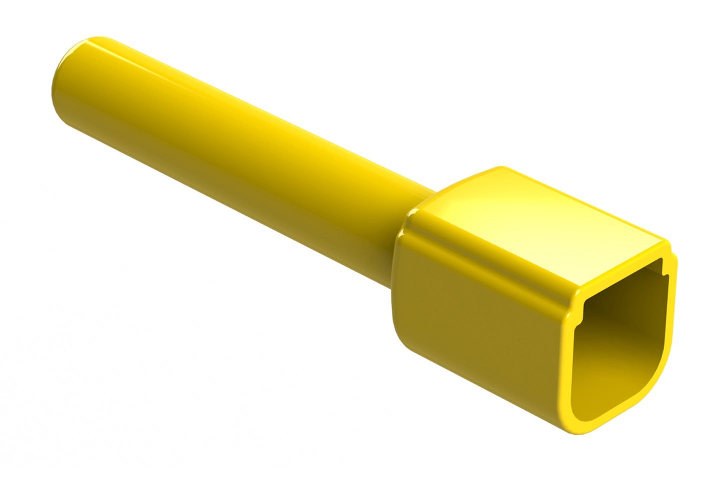 ATM4P-BT-YW Boot for 4 Position Receptacles, Yellow. DTM4P-BT-YW