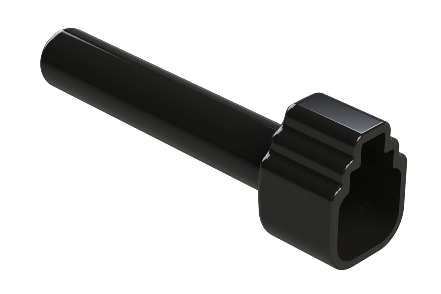 ATM4S-BT-BK Boot for 4 Position Plugs, Black. DTM4S-BT-BK