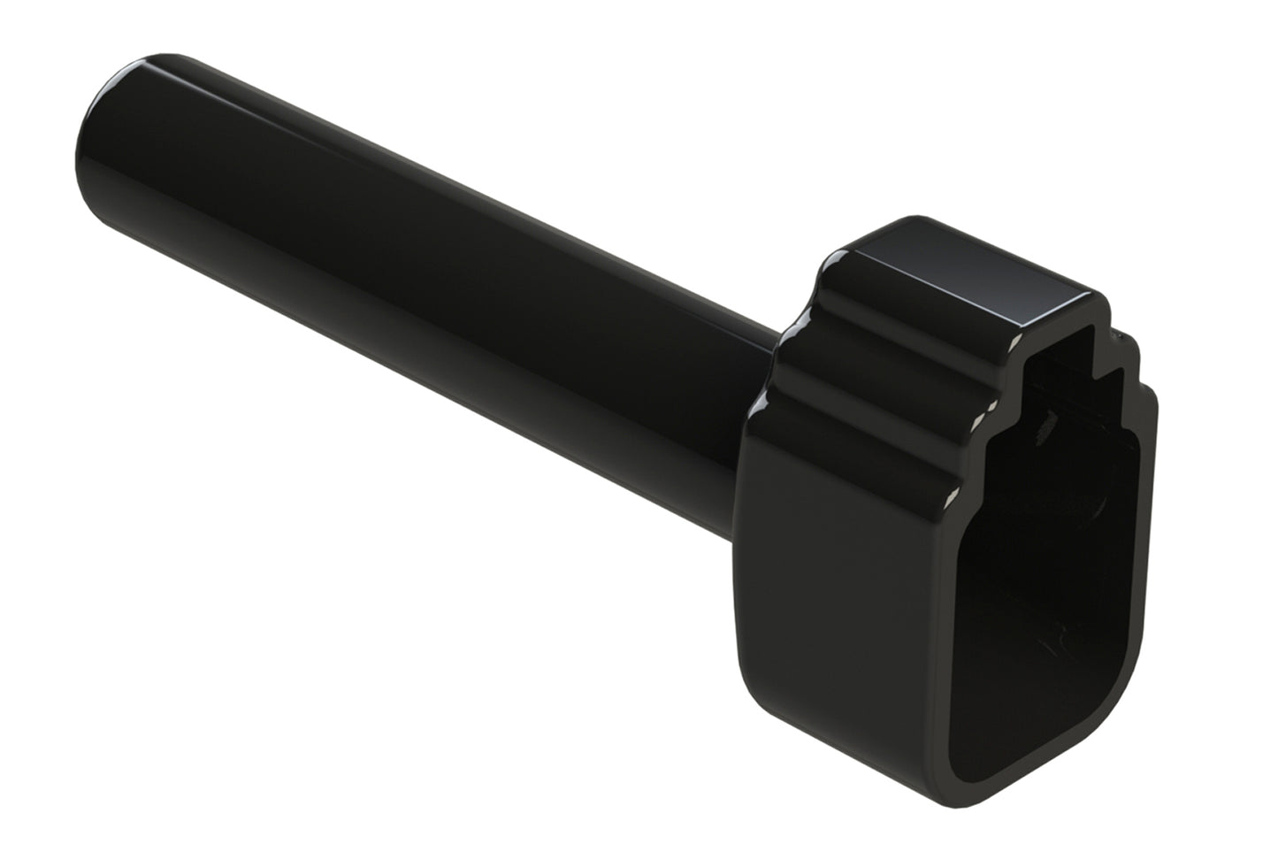 ATM6S-BT-BK Boot for 6 Position Plugs, Black. DTM6S-BT-BK