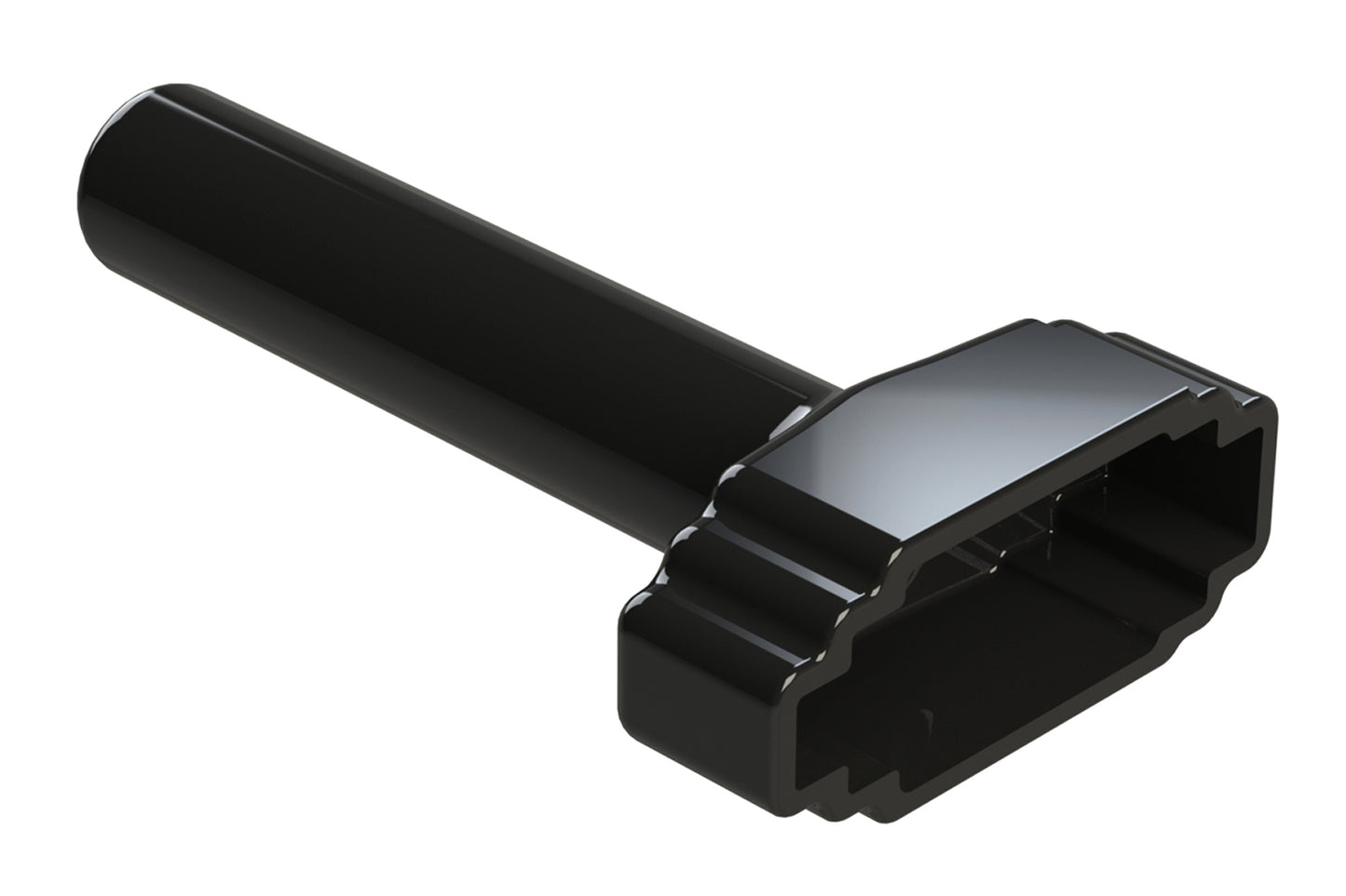 ATM8S-BT-BK Boot for 8 Position Plugs, Black. DTM8S-BT-BK