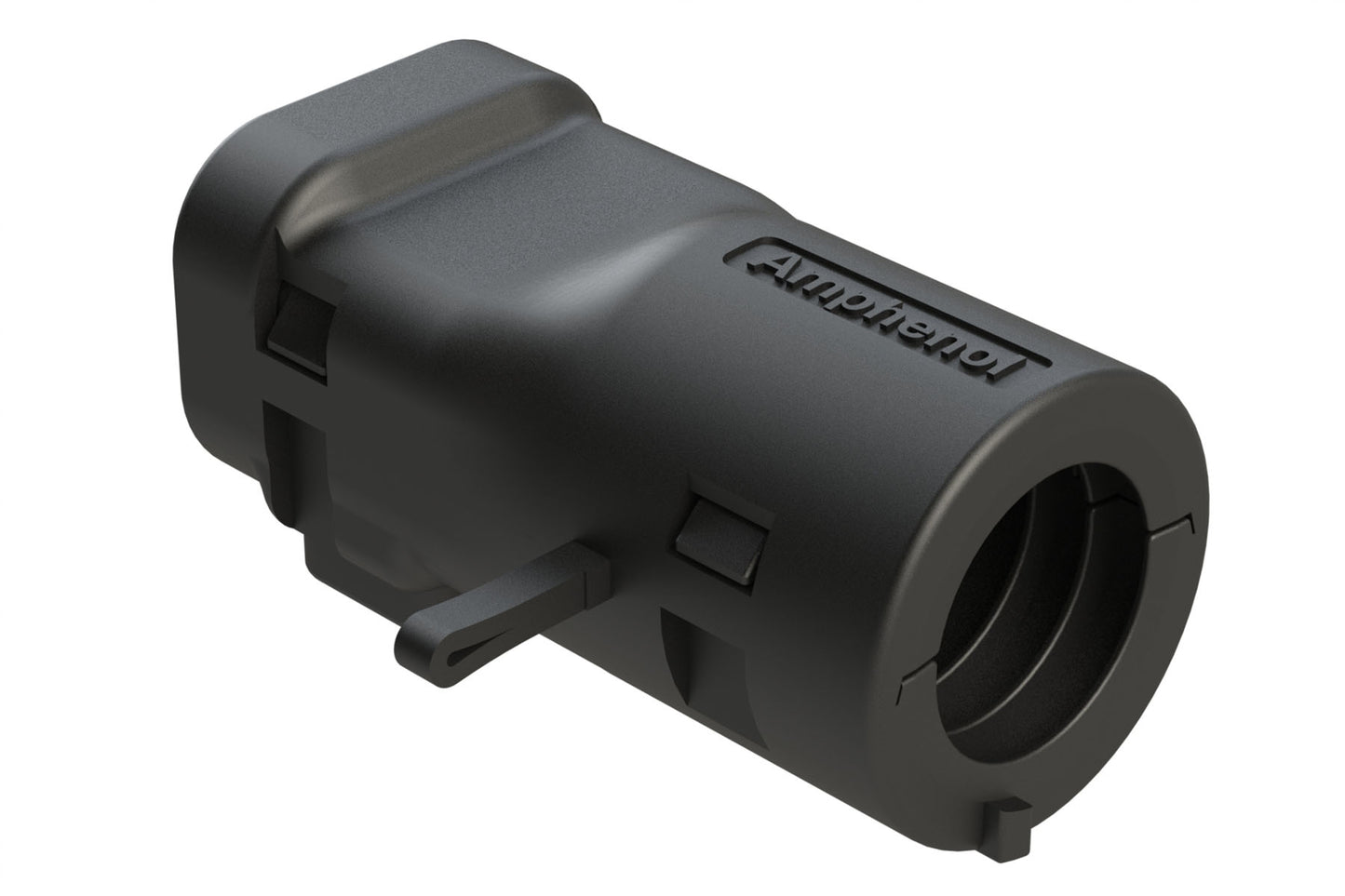 ATMBS-041-0205 2 Position Backshell, fits ATM06-2S* & ATMH06-2S * Plugs, Black. 1028-041-0205