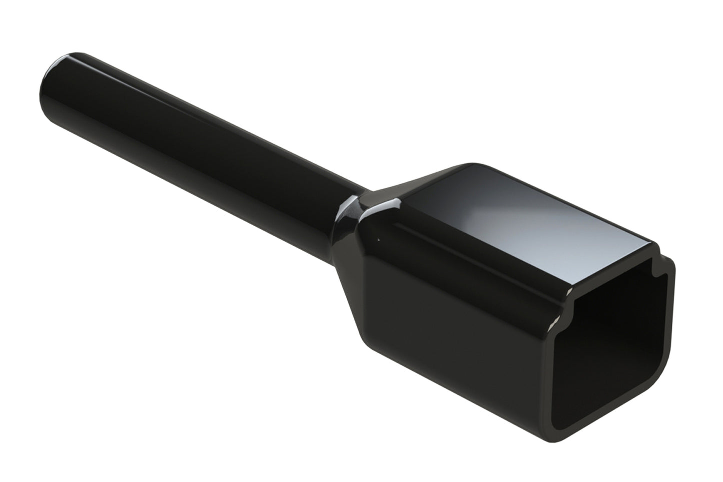 ATP2P-BT-BK Boot for 2 Position Receptacles, Black. DTP2P-BT-BK