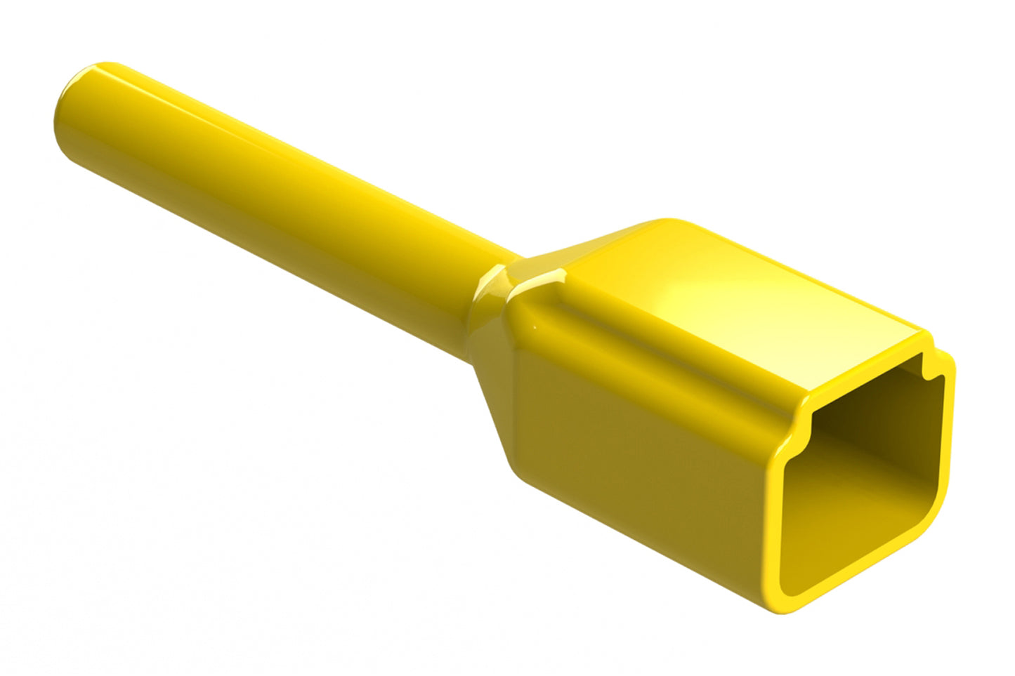 ATP2P-BT-YW Boot for 2 Position Receptacles, Yellow. DTP2P-BT-YW
