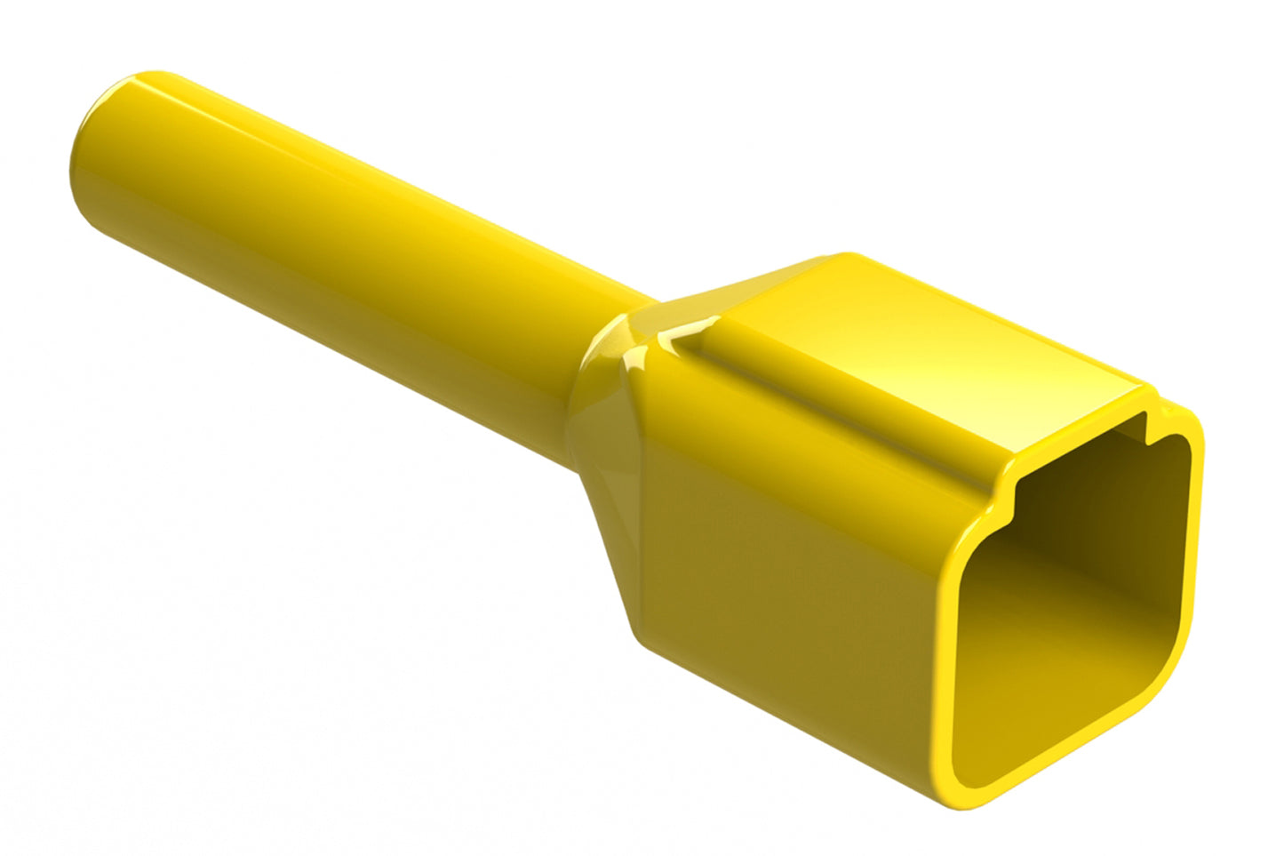 ATP4P-BT-YW Boot for 4 Position Receptacles, Yellow. DTP4P-BT-YW