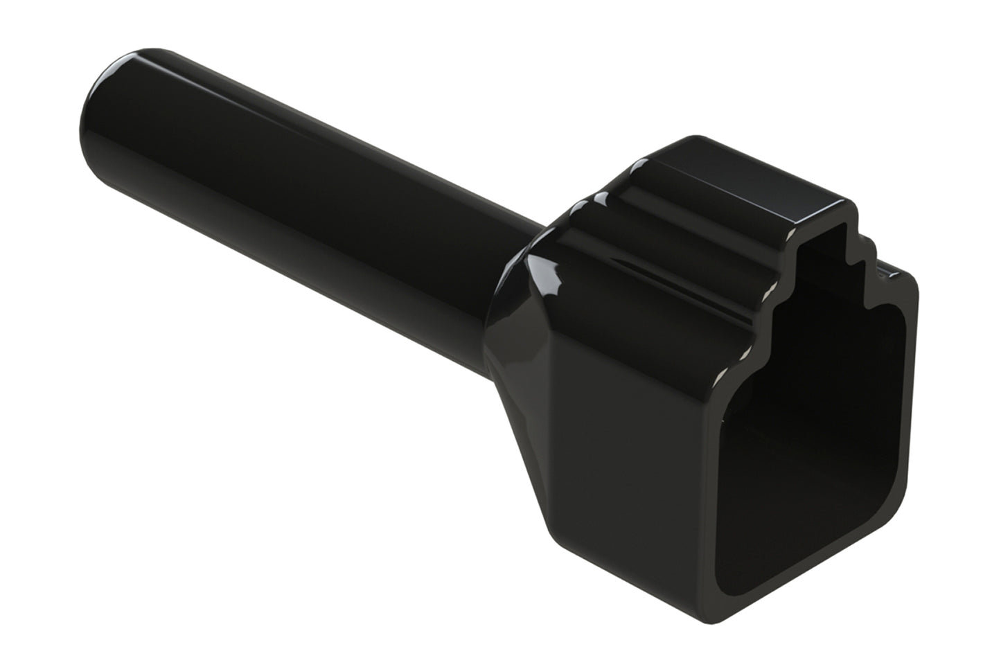 ATP4S-BT-BK Boot for 4 Position Plugs, Black. DTP4S-BT-BK