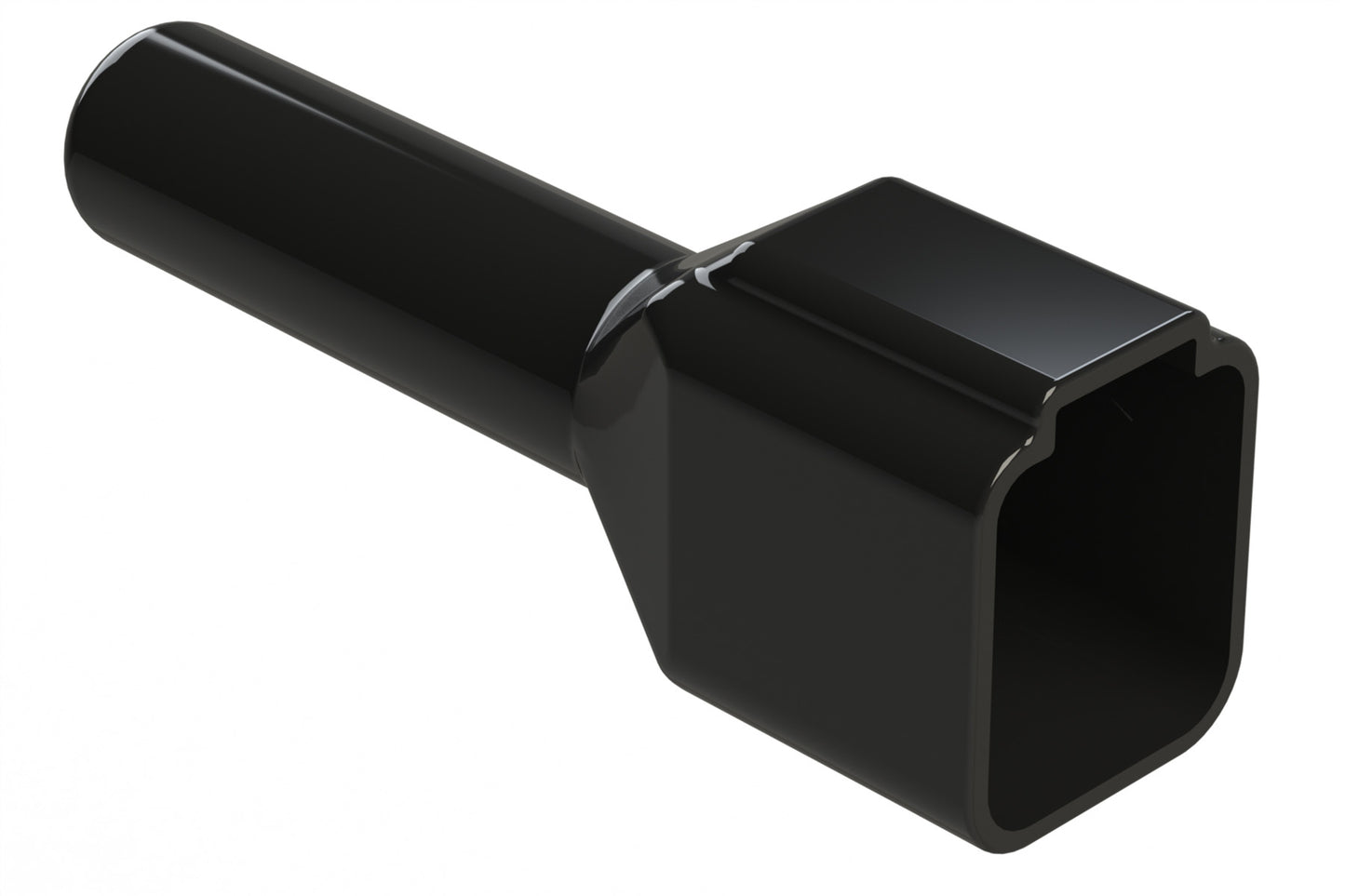 ATP6P-BT-BK Boot for 6 Position Receptacles, Black
