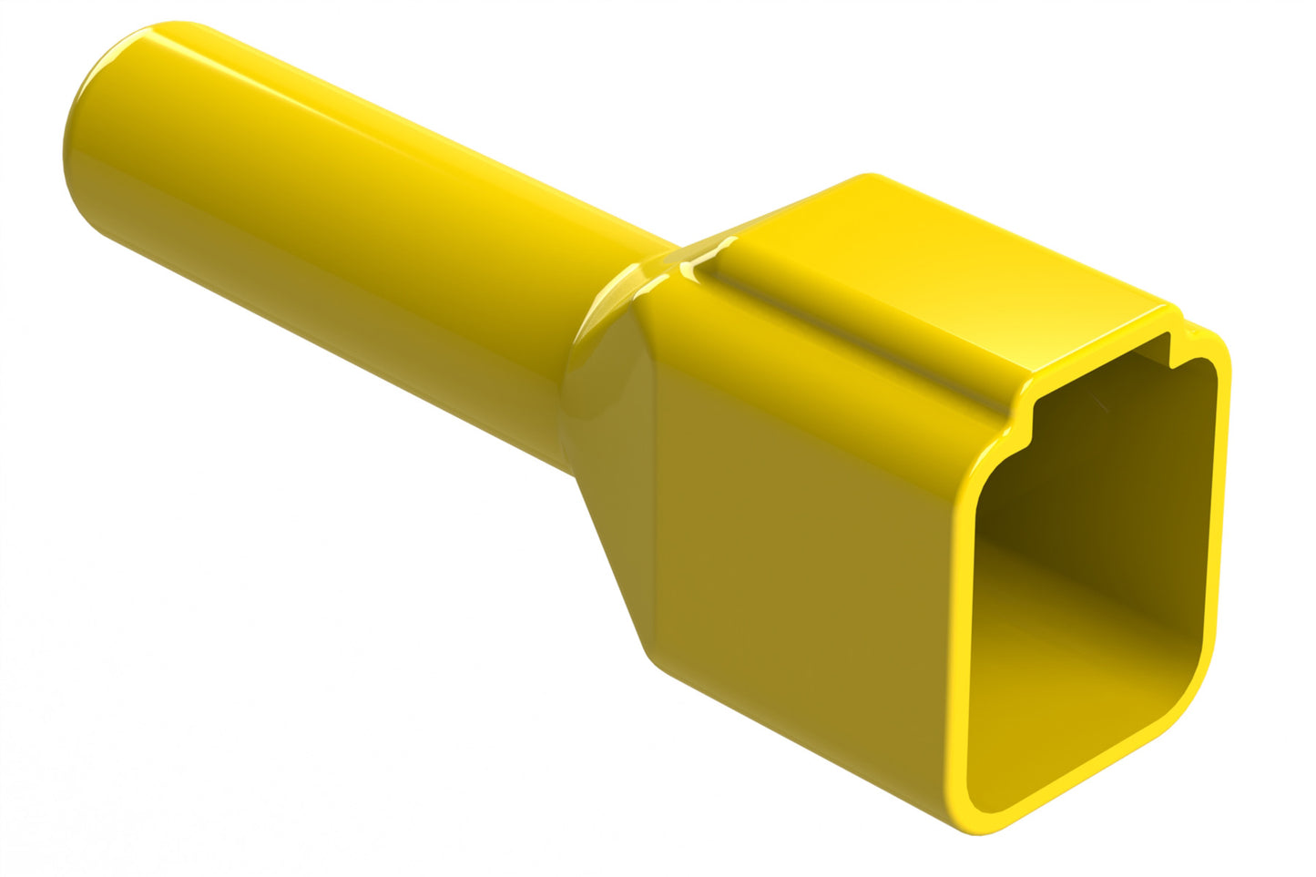 ATP6P-BT-YW Boot for 6 Position Receptacles, Yellow