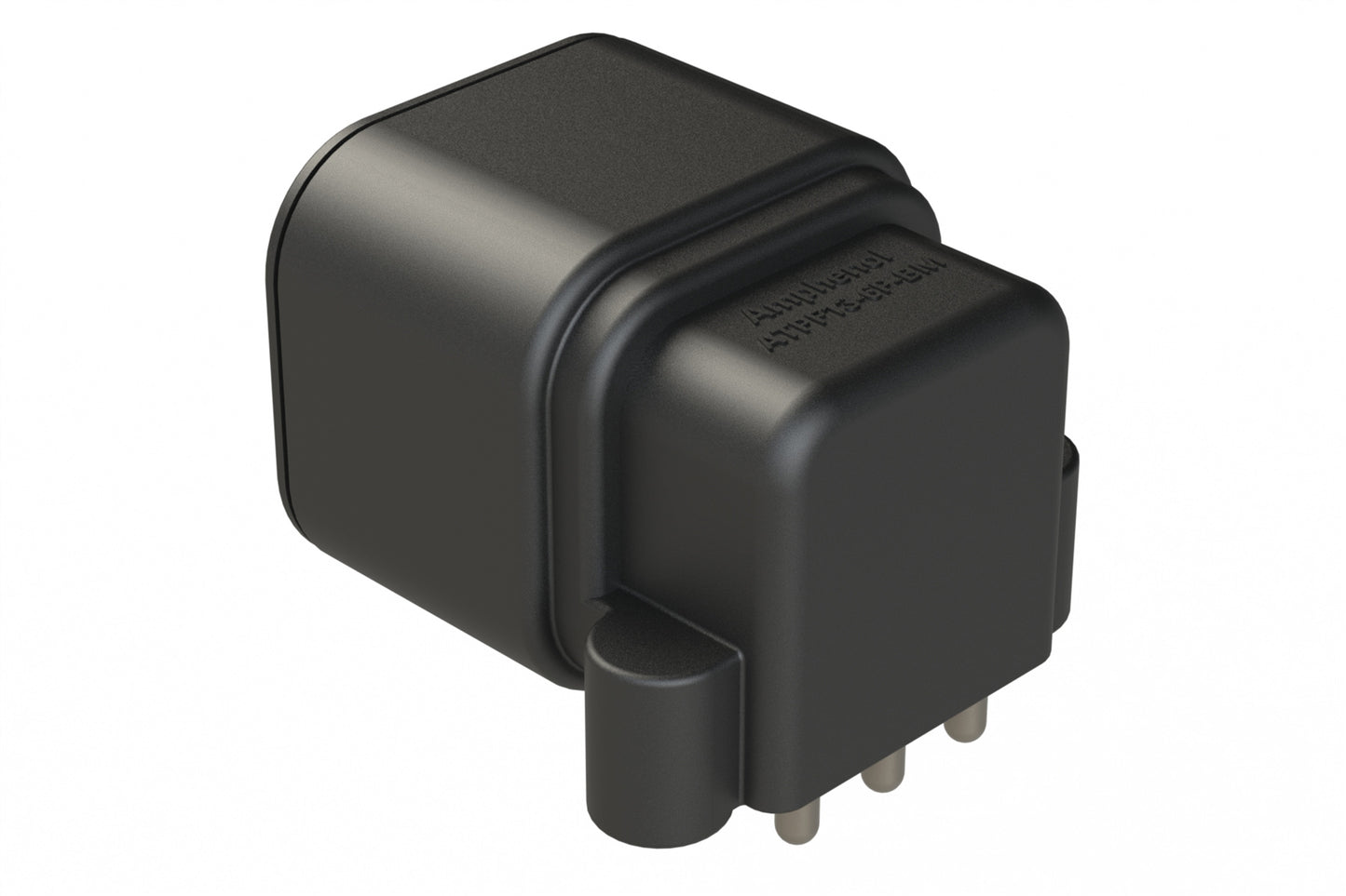 ATPF13-6P-BM13 6 Position PCB Receptacle, 90°, Tin Plated Contacts, Self-Threading, Black