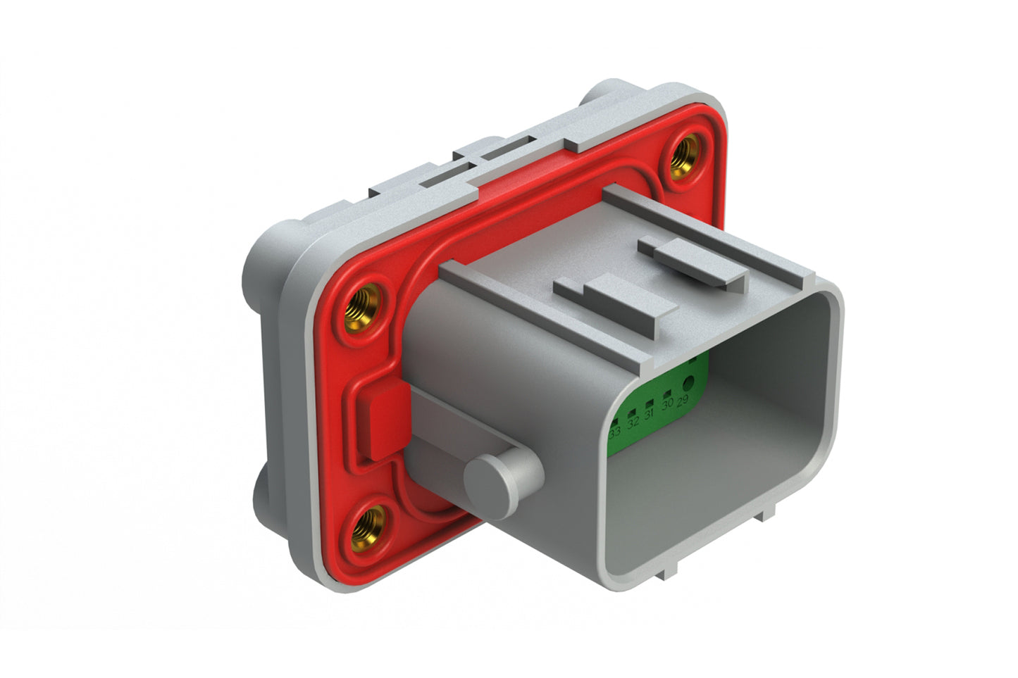 ATV04-38PB-S2 38 position receptacle, Pin, power and signal, keyed B