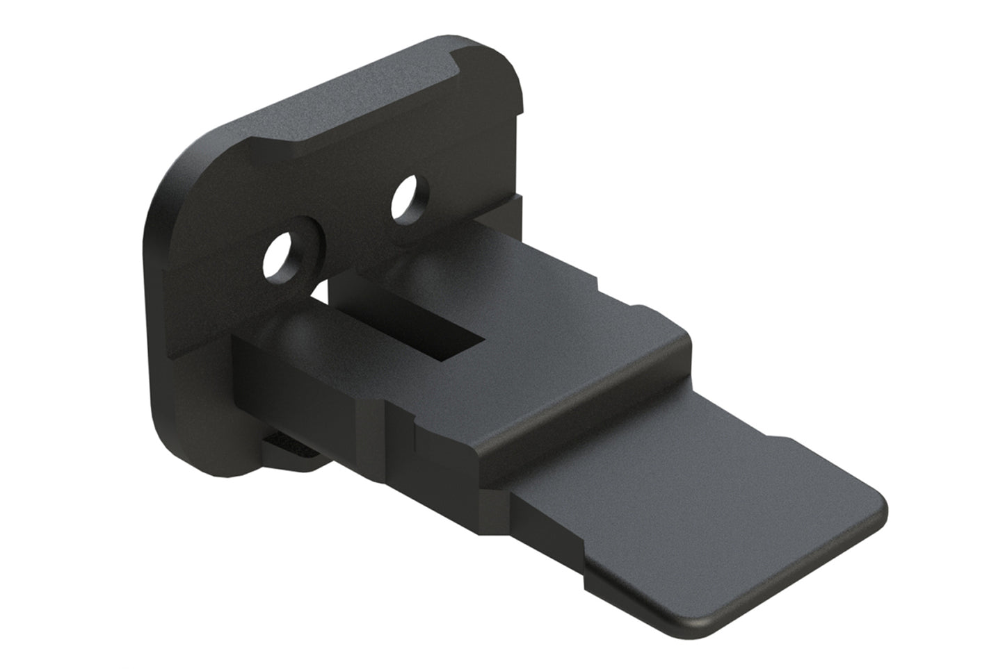 AW2S-B 2 Position, Plug Wedgelock, Keyed B, Black. W2SB, W2SB-P012