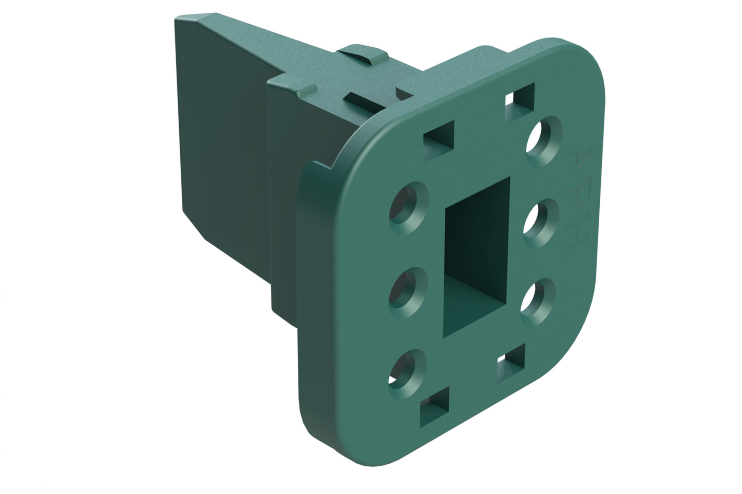 AW6S 6 Position, Plug Wedgelock. W6S, W6S-P012