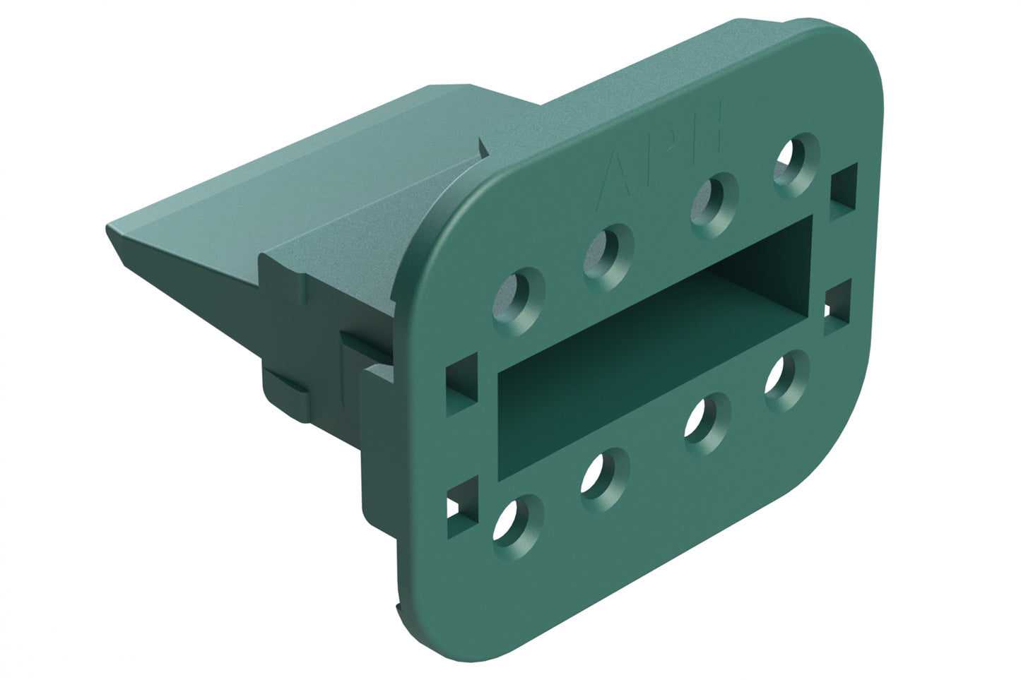 AW8S 8 Position, Plug Wedgelock. W8S, W8S-P012