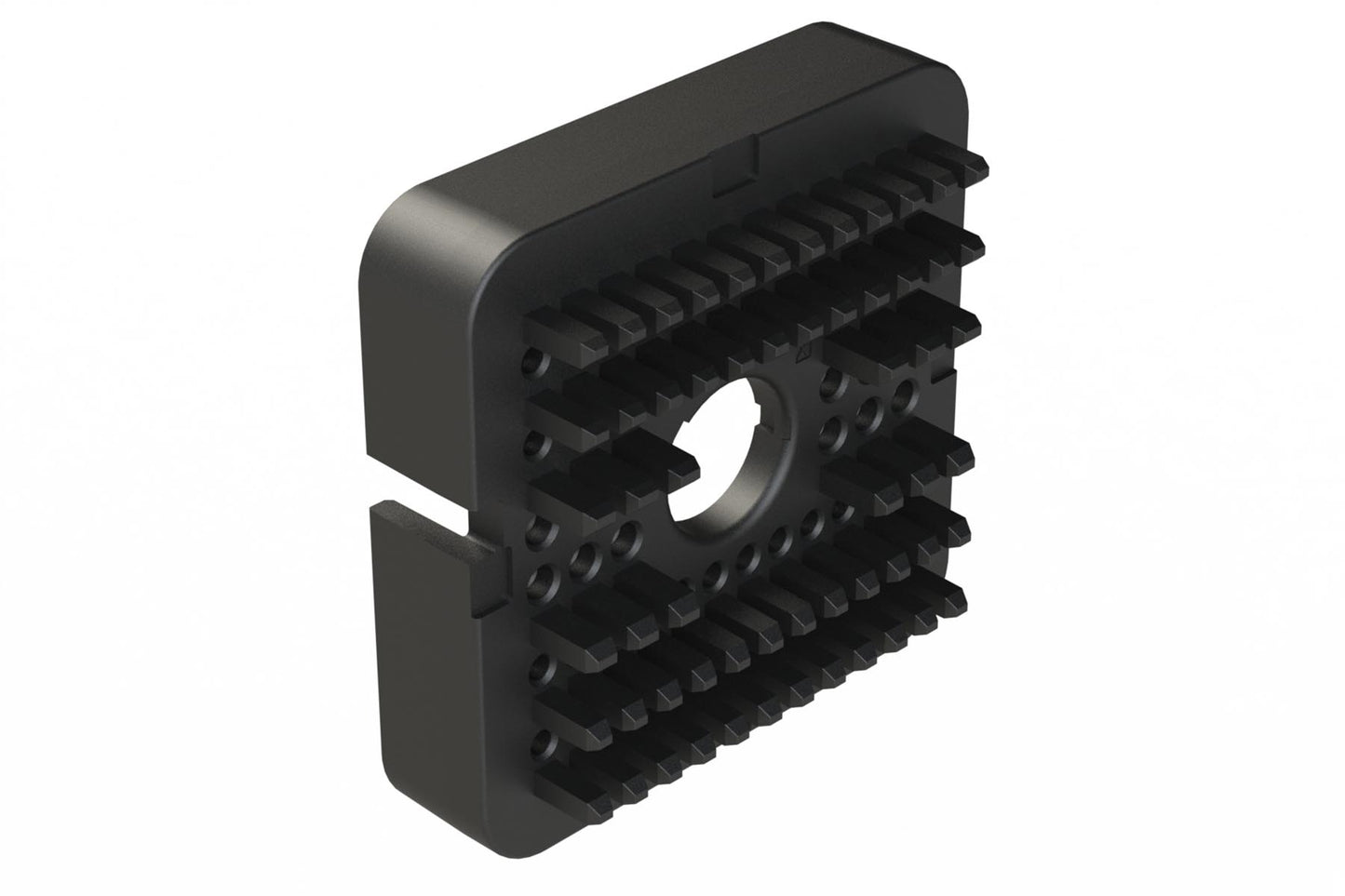 AWB-60PB 60 Position Receptacle Wedgelock, Keyed B, Black