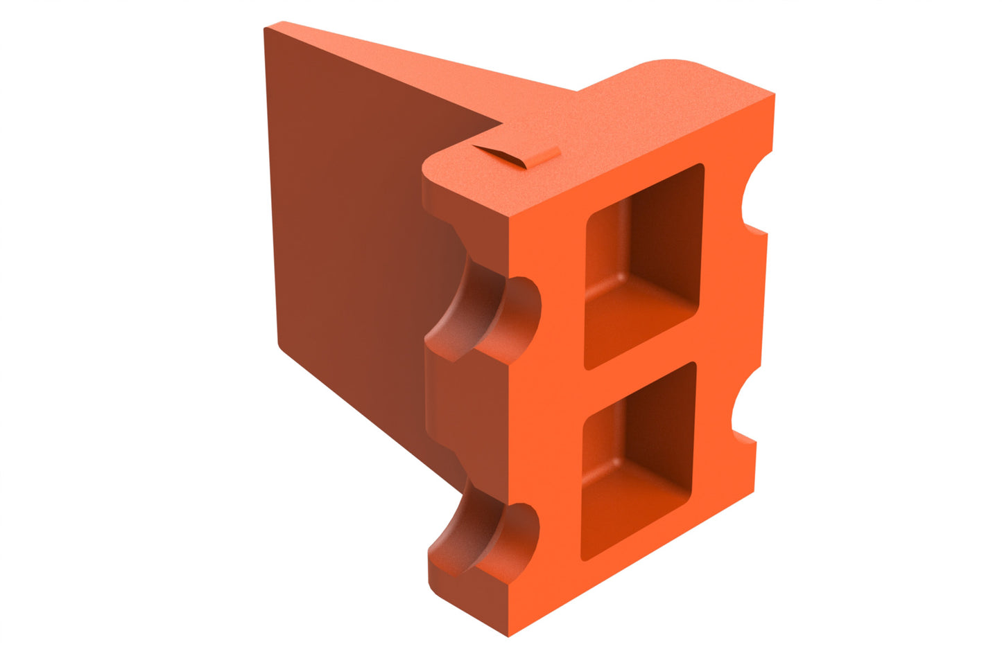 AWP-4P 4-Way Wedgelock Receptacle. WP-4P