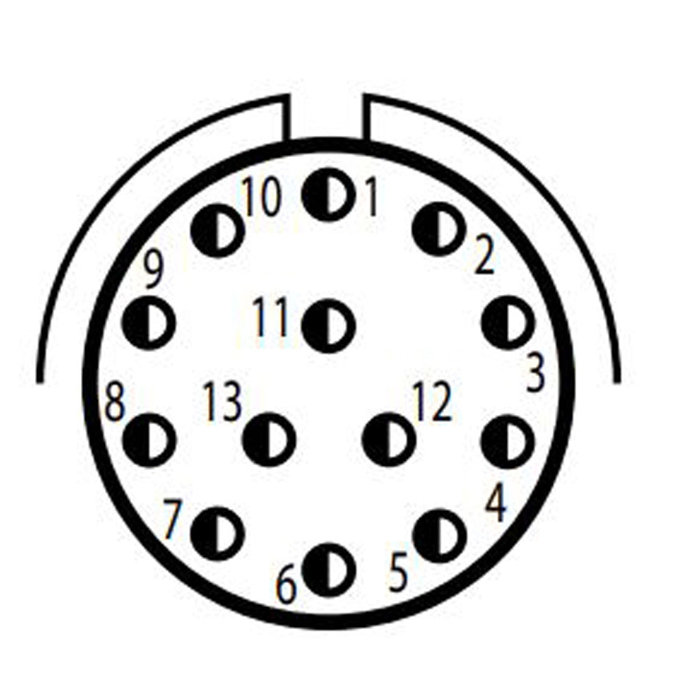 D38999/24ZB35SB Jam Nut Receptacle