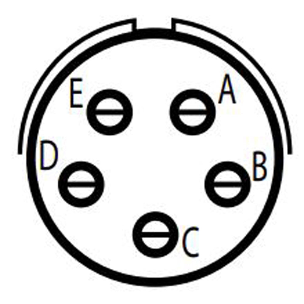 D38999/20FB5PN Square Flange Receptacle